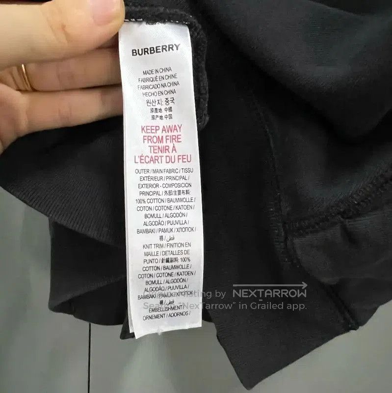 Burberry Burberry Black Cotton Embroidered Jacket for Women. Size XXS / US 00 / IT 34 - 3 Thumbnail