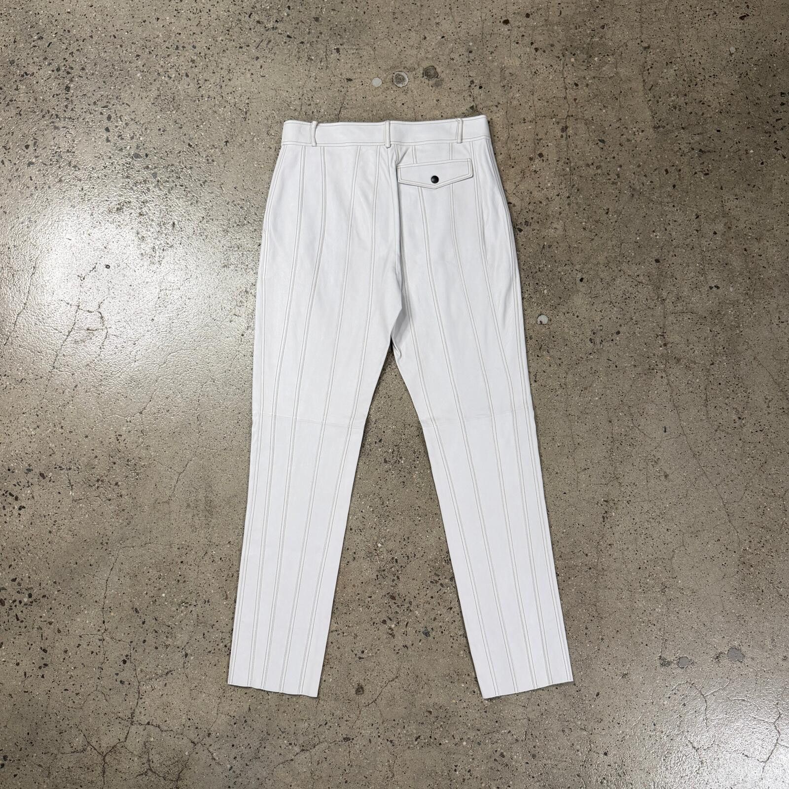 Bottega Veneta Bottega Veneta Leather Panel Pants Size US 34 / EU 50 - 2 Thumbnail