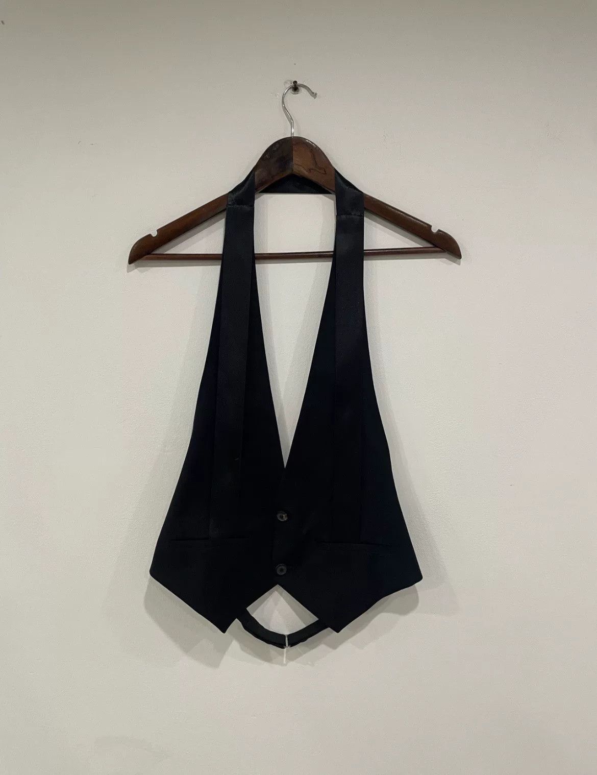 Maison Margiela Maison Margiela Backless Neck Tie Vest Size US L / EU 52-54 / 3 - 1 Thumbnail