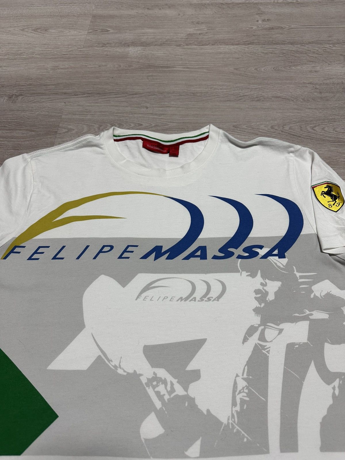 Ferrari × Puma Vintage T-shirt Scuderia Ferrari Felippe Massa Official Size US XL / EU 56 / 4 - 2 Thumbnail
