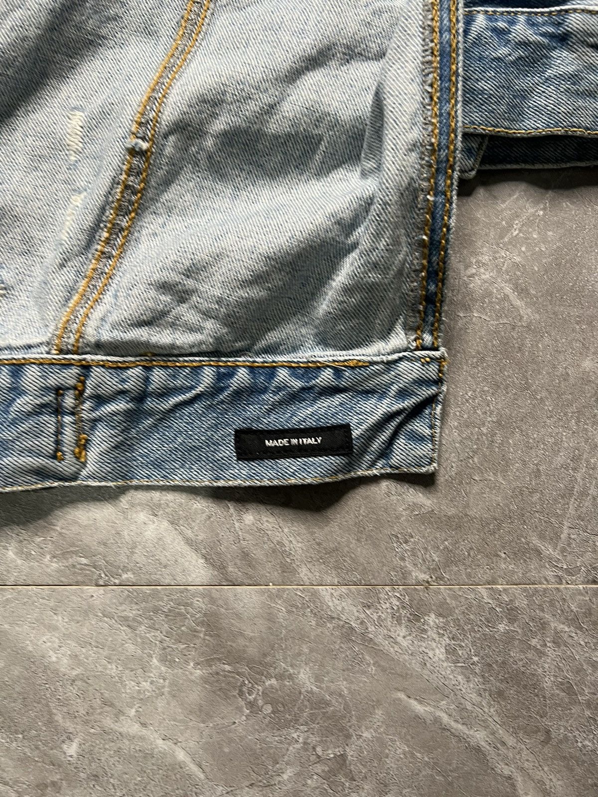 R13 R13- Oversized Denim Shirt Jacket Size XS / US 0-2 / IT 36-38 - 5 Thumbnail