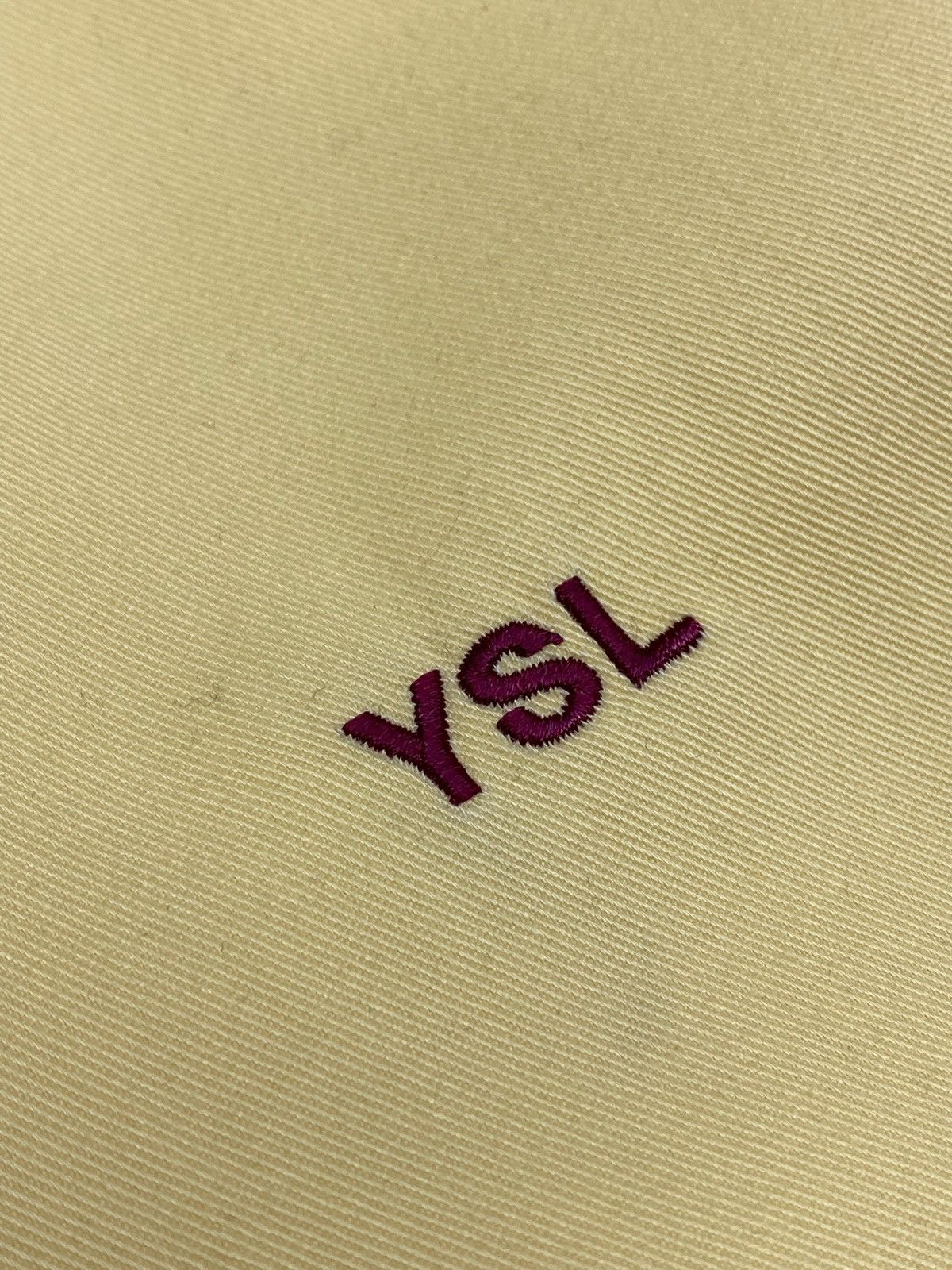 Yves Saint Laurent 🔥 Y2K SAINT LAURENT YSL YELLOW SHIRT RARE JEANS LOGO VIBES Size US L / EU 52-54 / 3 - 3 Thumbnail
