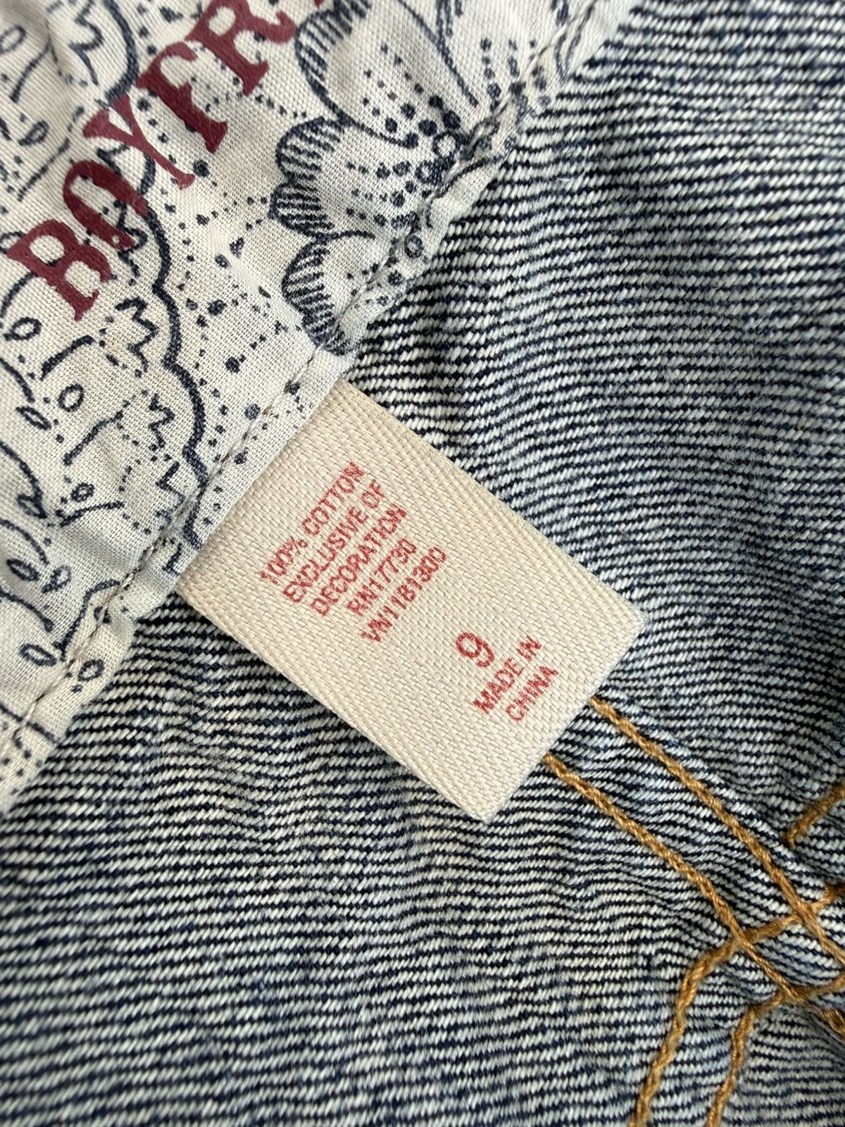 Mossimo MOSSIMO SUPPLY CO DISTRESSED DENIM JEANS WITH RIPPED DETAILS Size 34" / US 12 / IT 48 - 11 Thumbnail