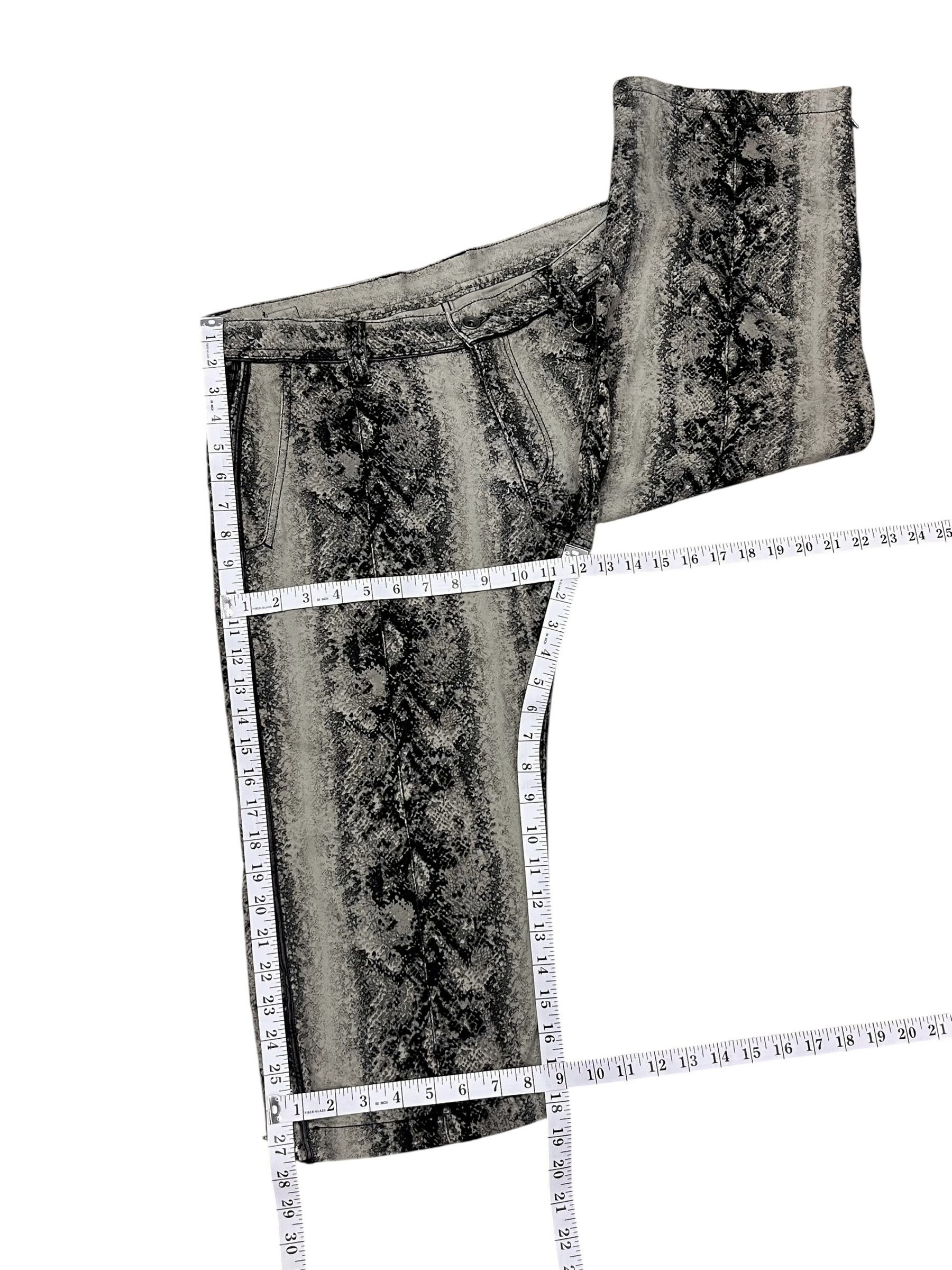 Nicole Club RARE🔥Vintage Nicole Club Snake Skin Python Print 3/4 Pants Size US 32 / EU 48 - 15 Thumbnail