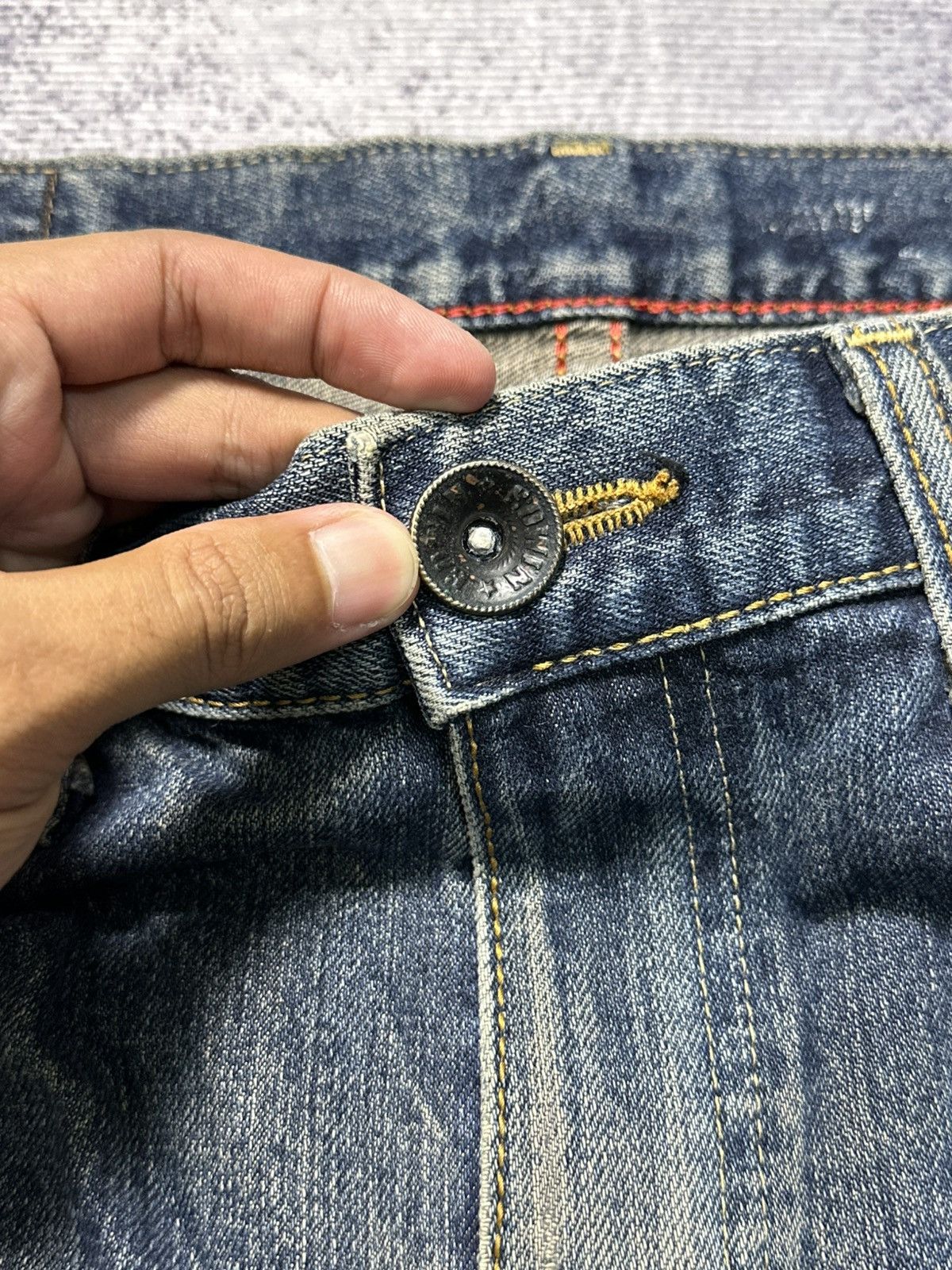 Undercover × Uniqlo 2000s Edwin Mud Washed Denim 405 Size US 33 - 9 Thumbnail