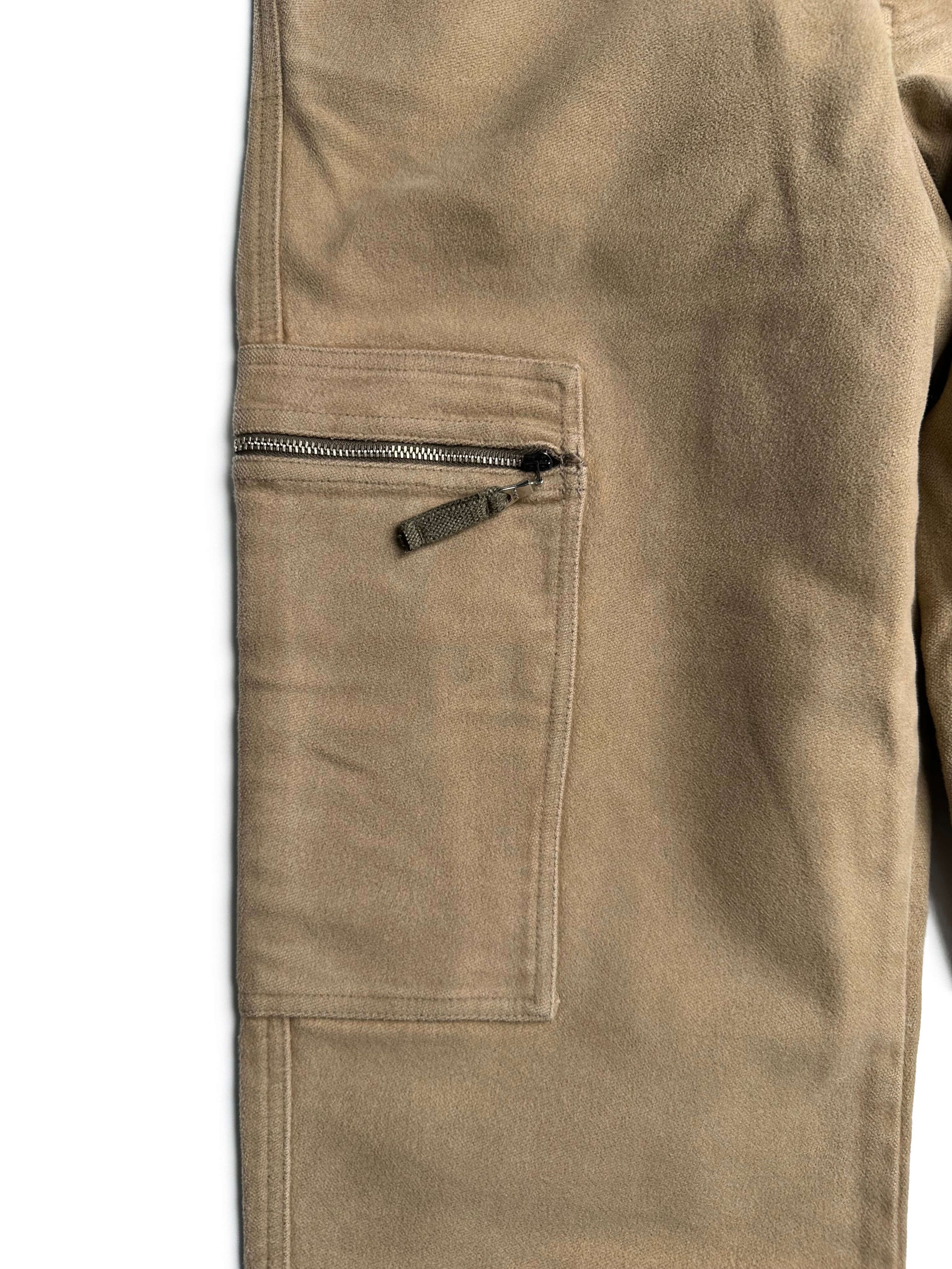 Armani × Emporio Armani × Giorgio Armani ARMANI JEANS 90s moleskin cargo pants Size US 30 / EU 46 - 3 Thumbnail