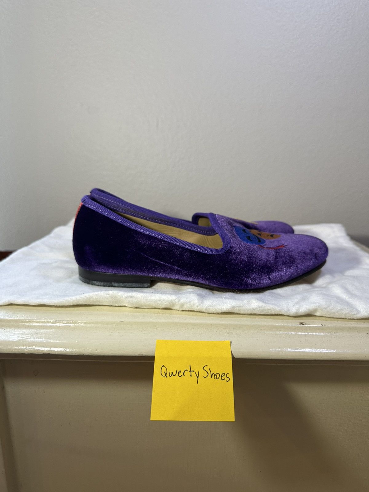 Del Toro Del Toro Velvet Loafers Size US 7.5 / IT 37.5 - 4 Thumbnail