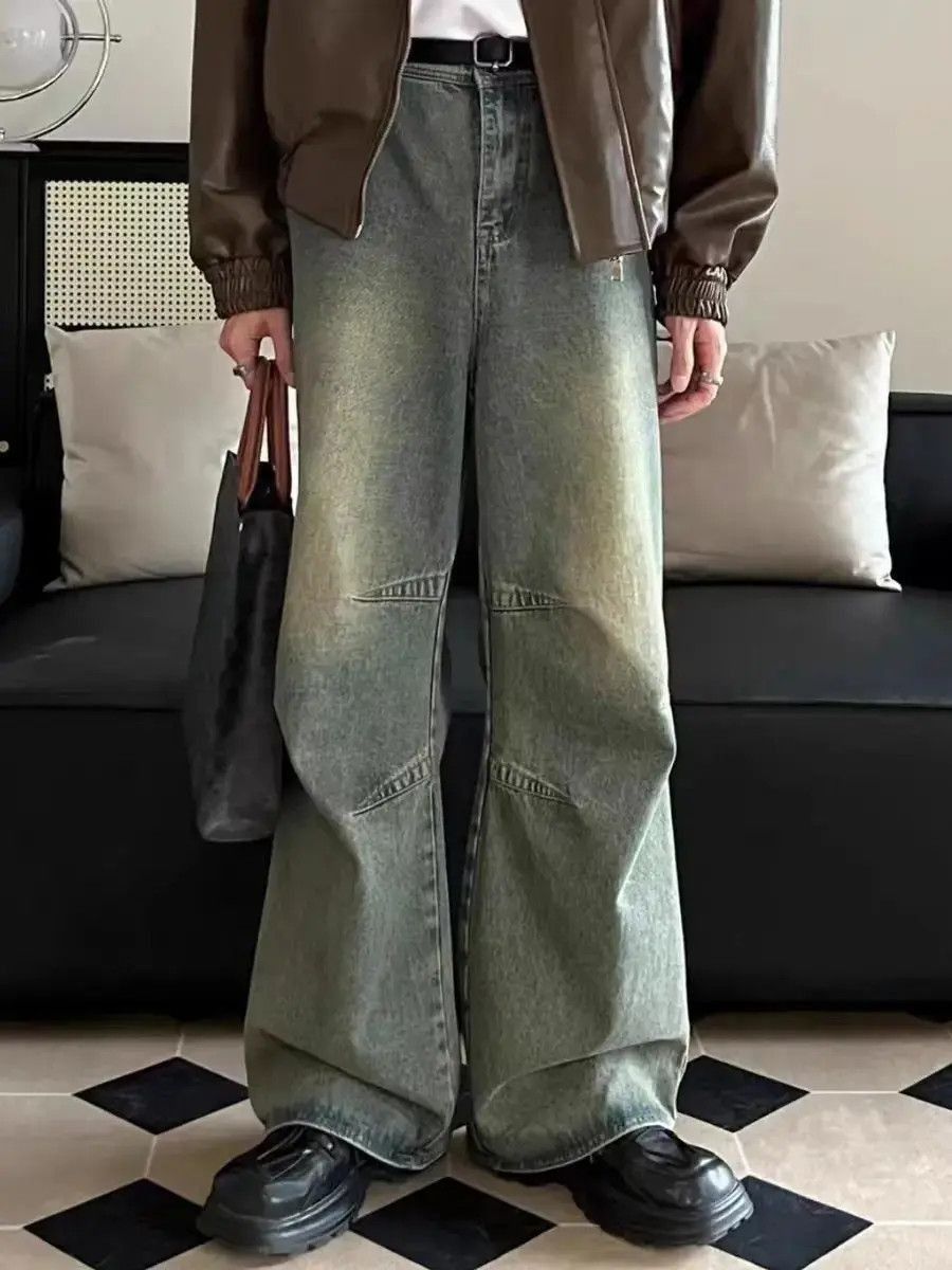 Japanese Brand Vintage Wash Y2K Street Hip Hop Micro Flare Jeans Size US 32 / EU 48 - 4 Thumbnail