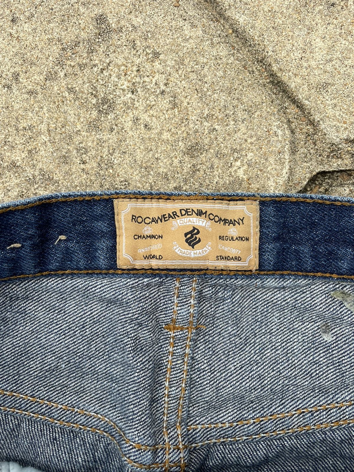 Rocawear Y2K Rocawear Basic Blue Straight Leg Denim Pants Size US 32 / EU 48 - 6 Thumbnail