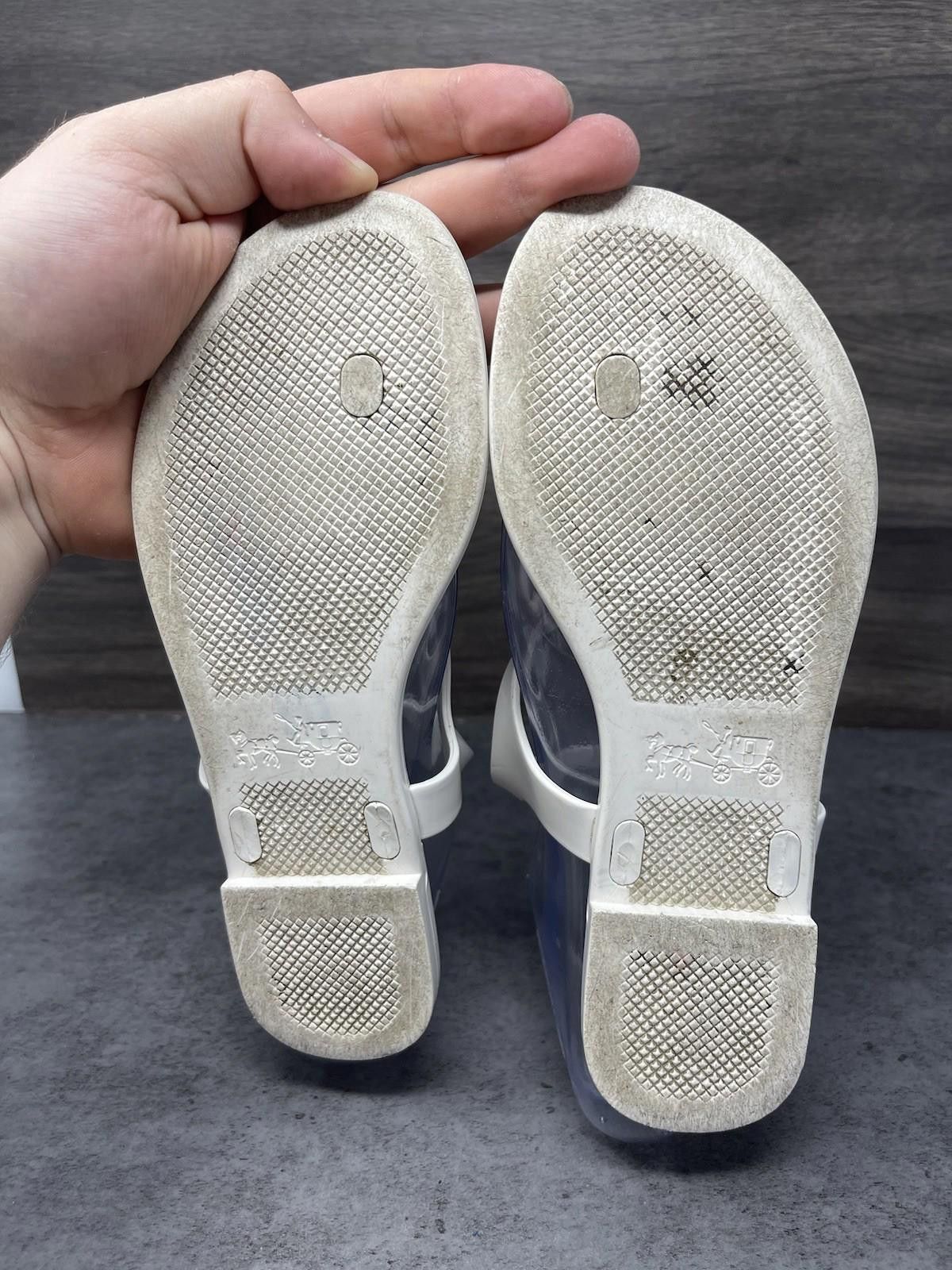 Coach Coach Sandals Womens Size 6 Plato Jelly White Size US 6 / IT 36 - 7 Thumbnail