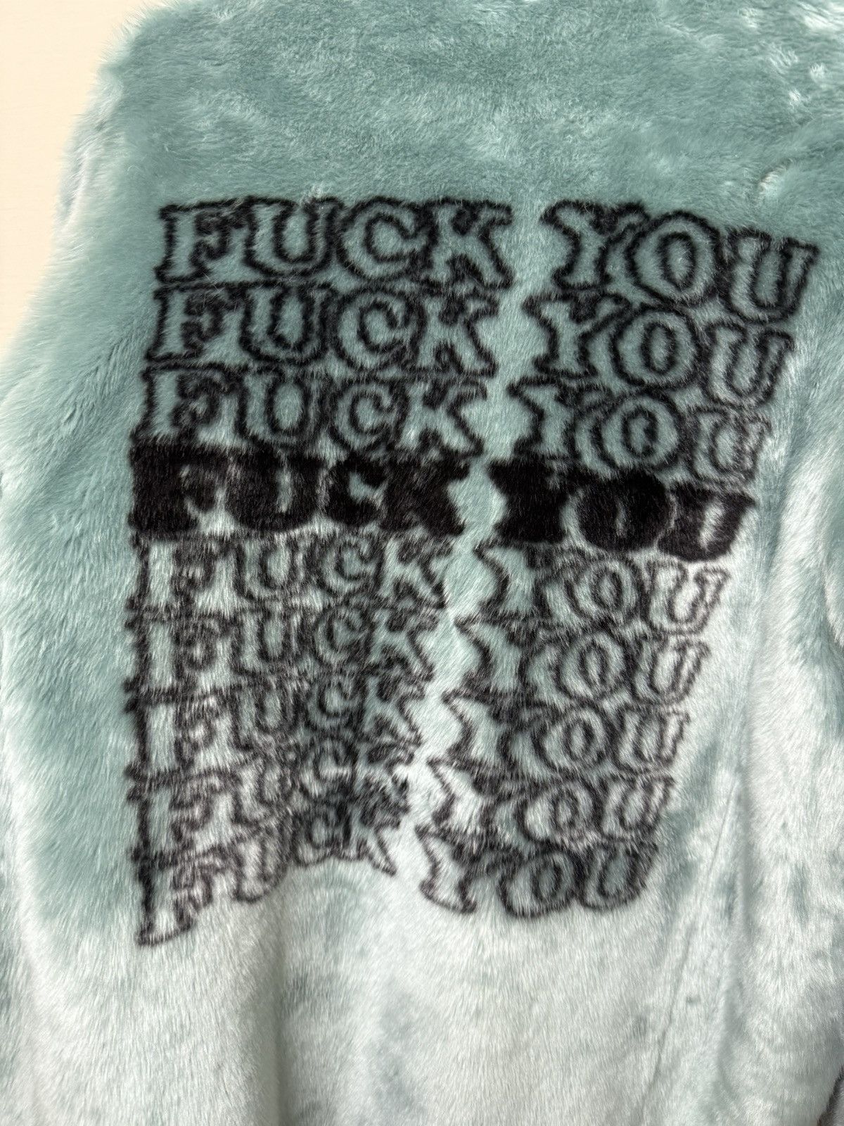 Supreme Supreme Hysteric Glamour Fuck You Faux Fur Coat Size US L / EU 52-54 / 3 - 4 Thumbnail