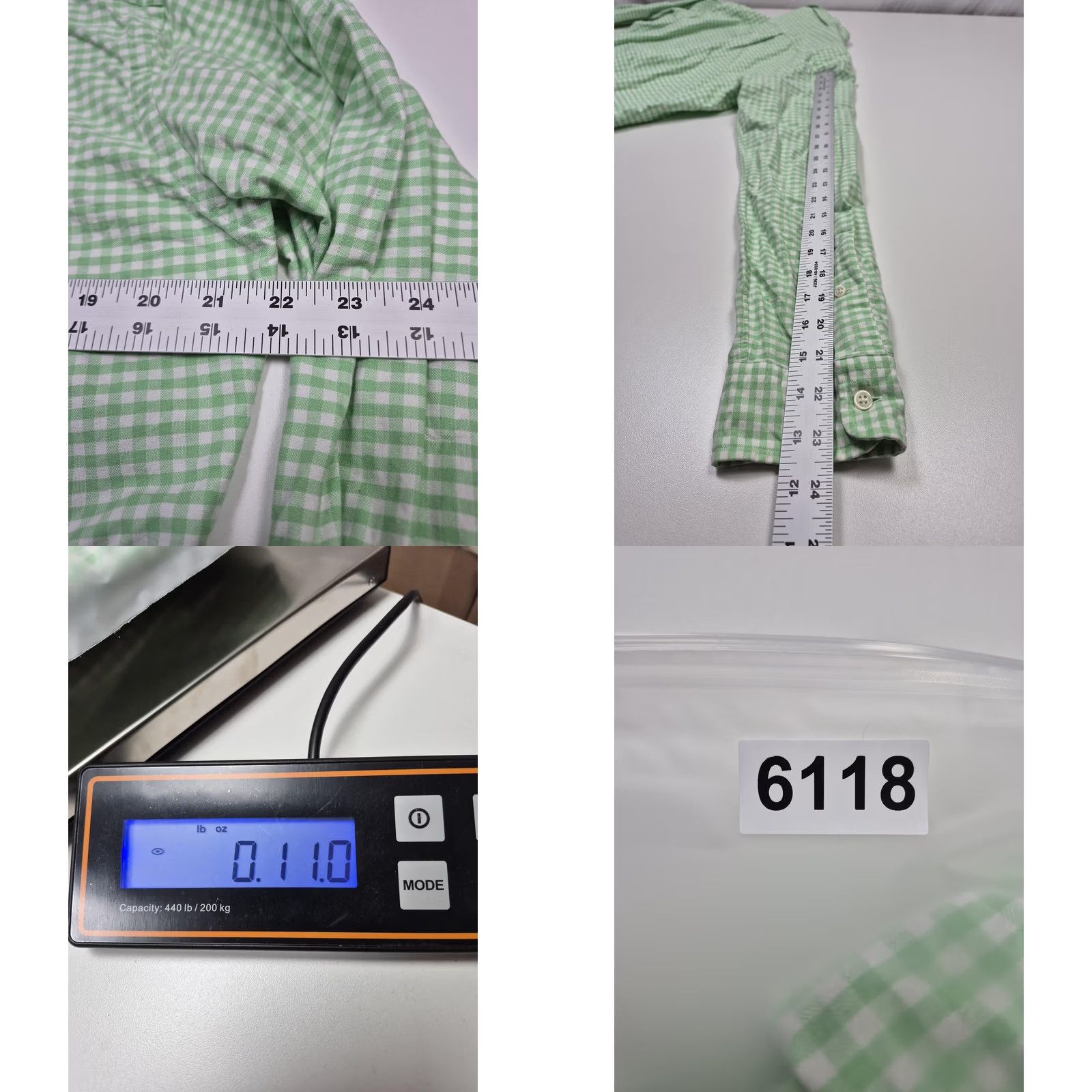 Ralph Lauren Ralph Lauren Shirt Mens M Green Check Classic Fit Button Down L/S Pony Embroidered Polo Logo Casual Shirt Experimental: None? Size US M / EU 48-50 / 2 - 8 Thumbnail
