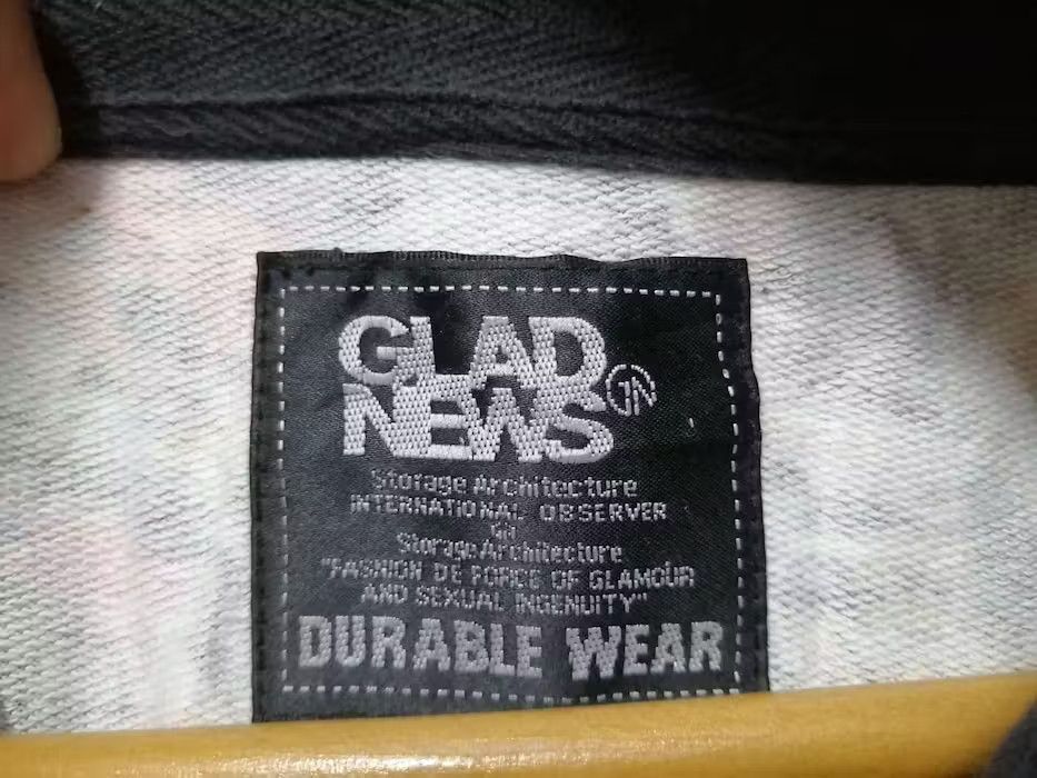 Hysteric Glamour × Japanese Brand × Vintage GLAD NEWS INSPIRED HYSTERIC GLAMOUR VERY RARE Size S / US 4 / IT 40 - 5 Thumbnail