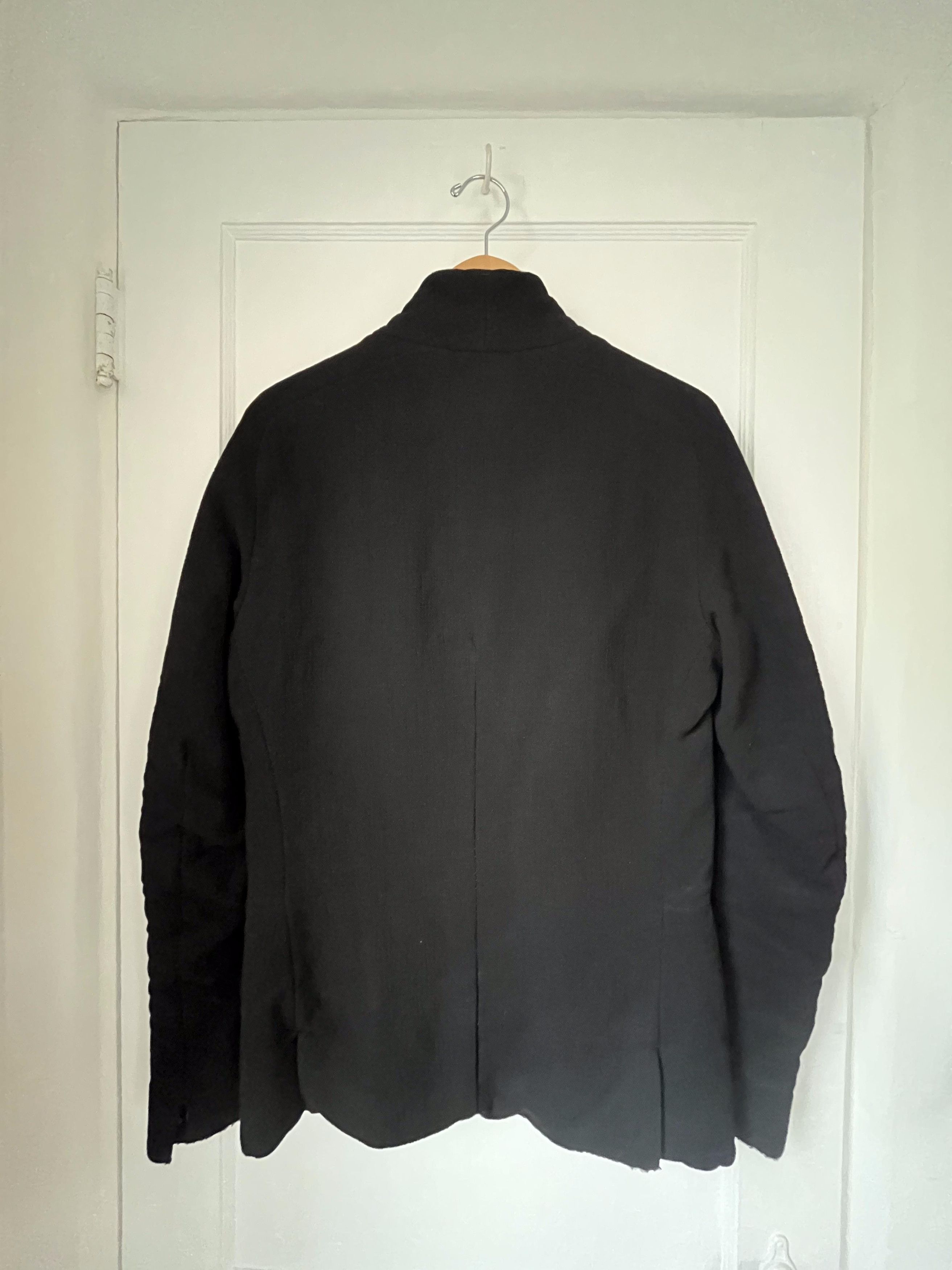 Layer-0 H Blazer, 3 Button, Triple Crepe, Black, Tagged 50 Size US M / EU 48-50 / 2 - 2 Thumbnail