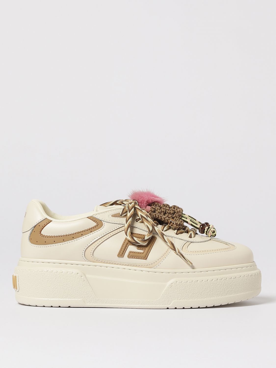Fendi Fendi Sneakers Woman Multicolor Size US 10 / IT 40 - 1 Thumbnail