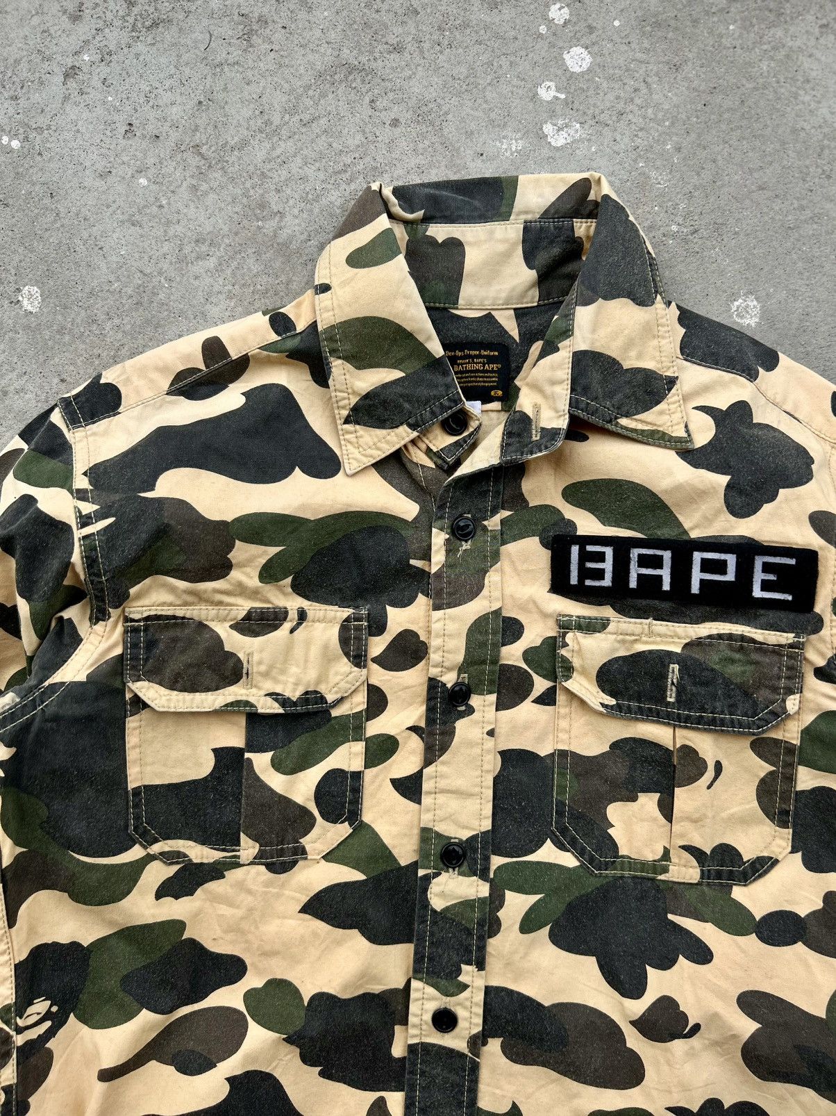 Bape CRAZY RARE BAPE NIGO 1ST CAMO SHIRT Size US S / EU 44-46 / 1 - 3 Thumbnail