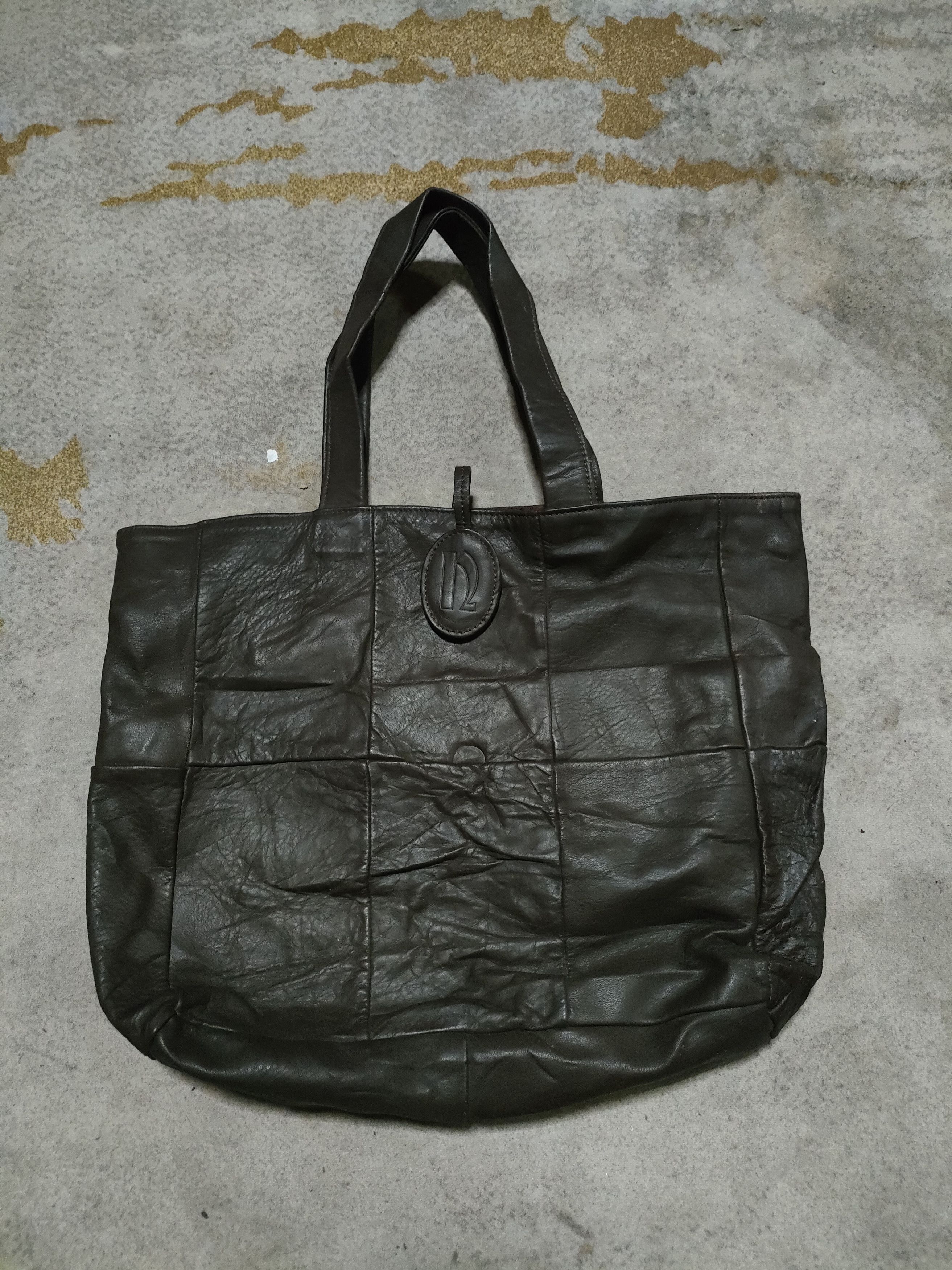 Japanese Brand Nakazawa Leather Patchwork Tote Bag Size ONE SIZE - 1 Thumbnail
