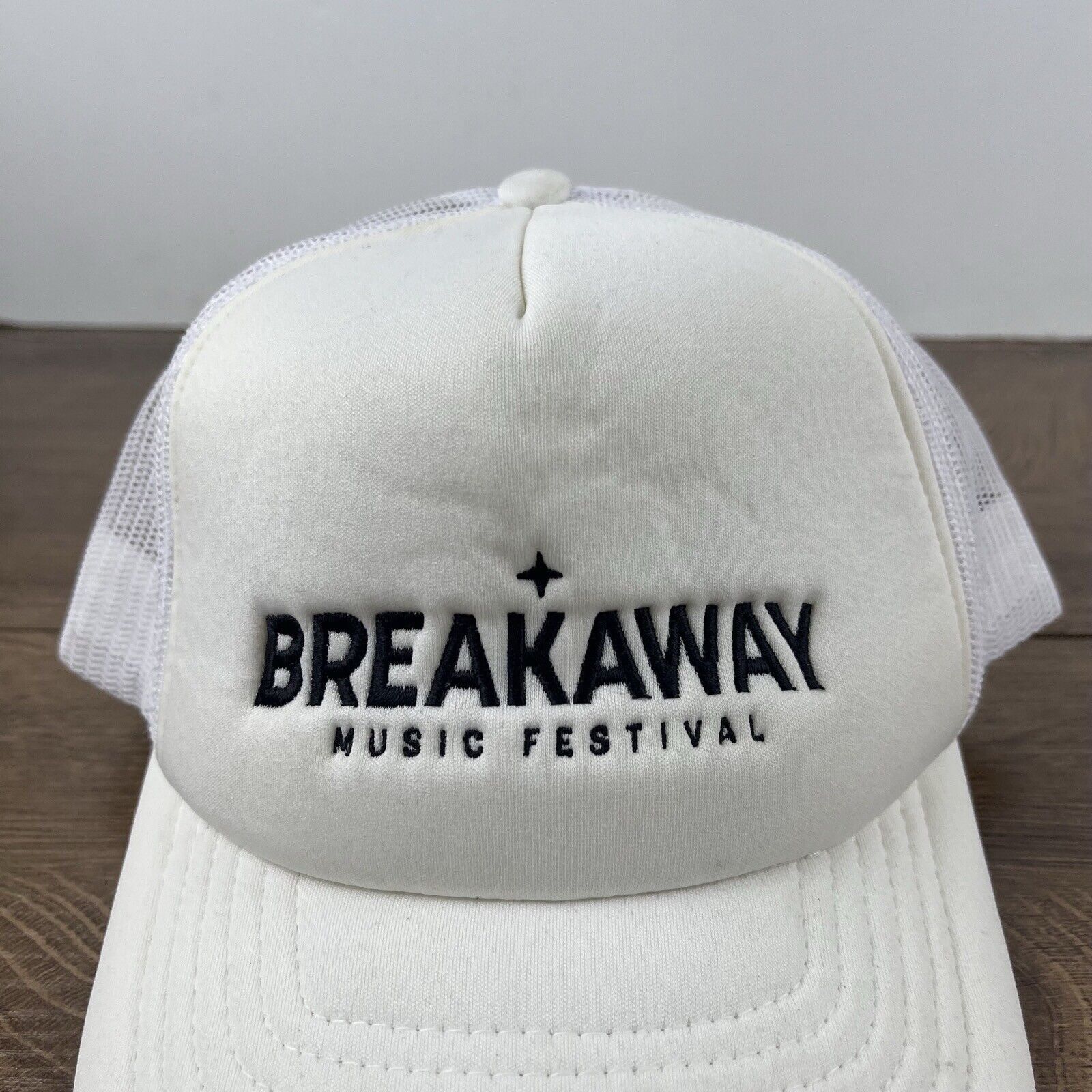 Other Breakaway Musical Festival Hat White Cap Hat Adjustable Hat Size ONE SIZE - 7 Thumbnail