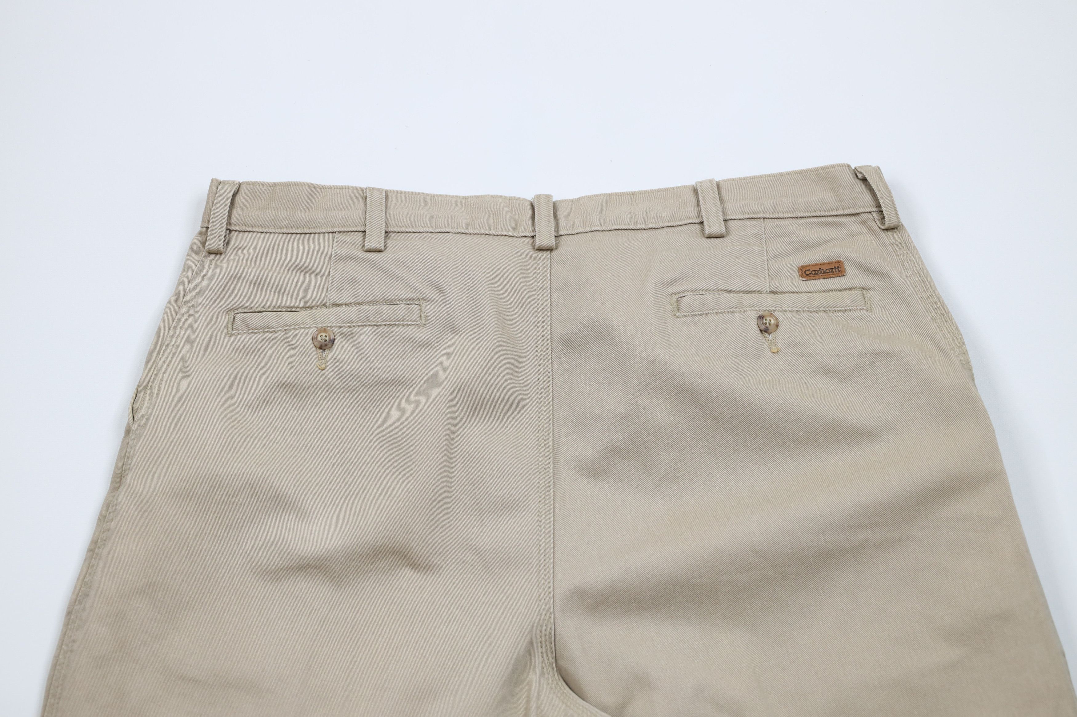 Carhartt × Vintage Vintage Y2K 2000 Carhartt Spell Wide Leg Chino Pants Beige Size US 40 / EU 56 - 11 Thumbnail