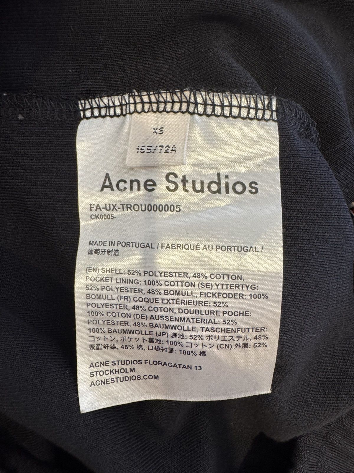 Acne Studios Acne Studios Drawstring Track Trousers Size US 29 - 6 Thumbnail