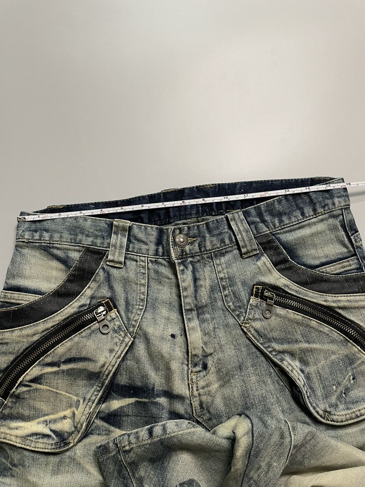 PPFM PPFM Padded Pocket Curved Leg Denim Size US 32 / EU 48 - 19 Thumbnail