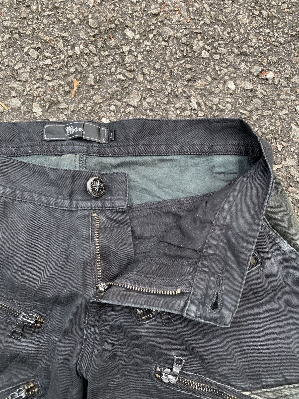 Japanese Brand Midas Japan Bondage Cargo Flare Pant Size US 29 - 12 Thumbnail