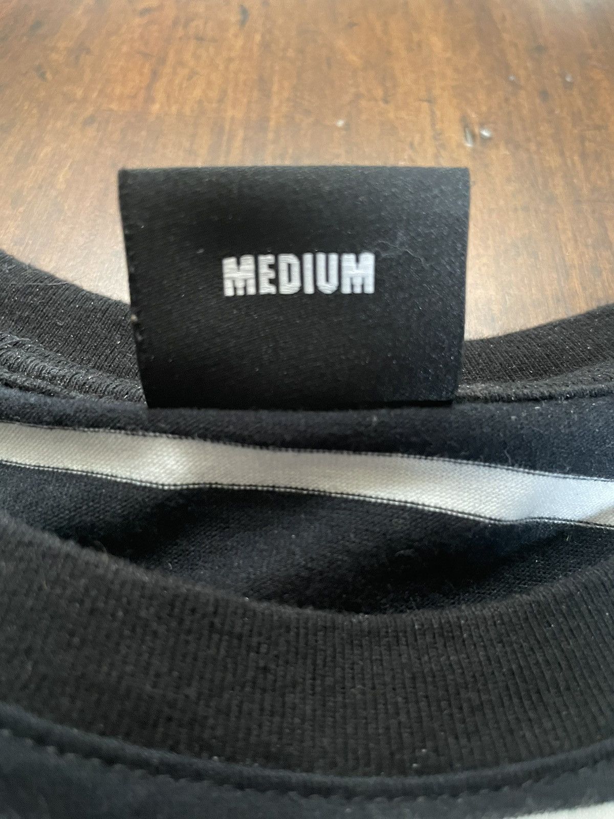 Revenge Revenge Striped Outline Logo Tee Size US M / EU 48-50 / 2 - 11 Thumbnail