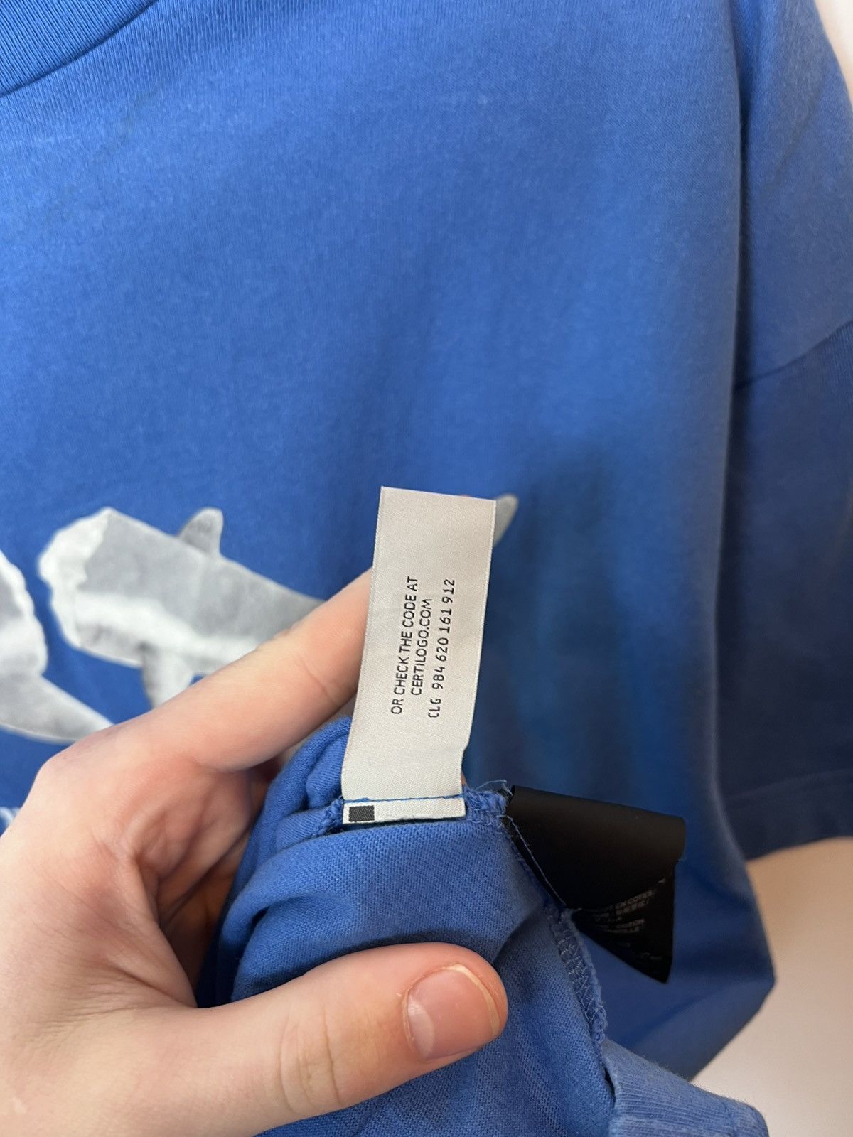 Palm Angels PALM ANGELS Big Logo SHARK T-shirt Full logo back side Size US XL / EU 56 / 4 - 7 Thumbnail