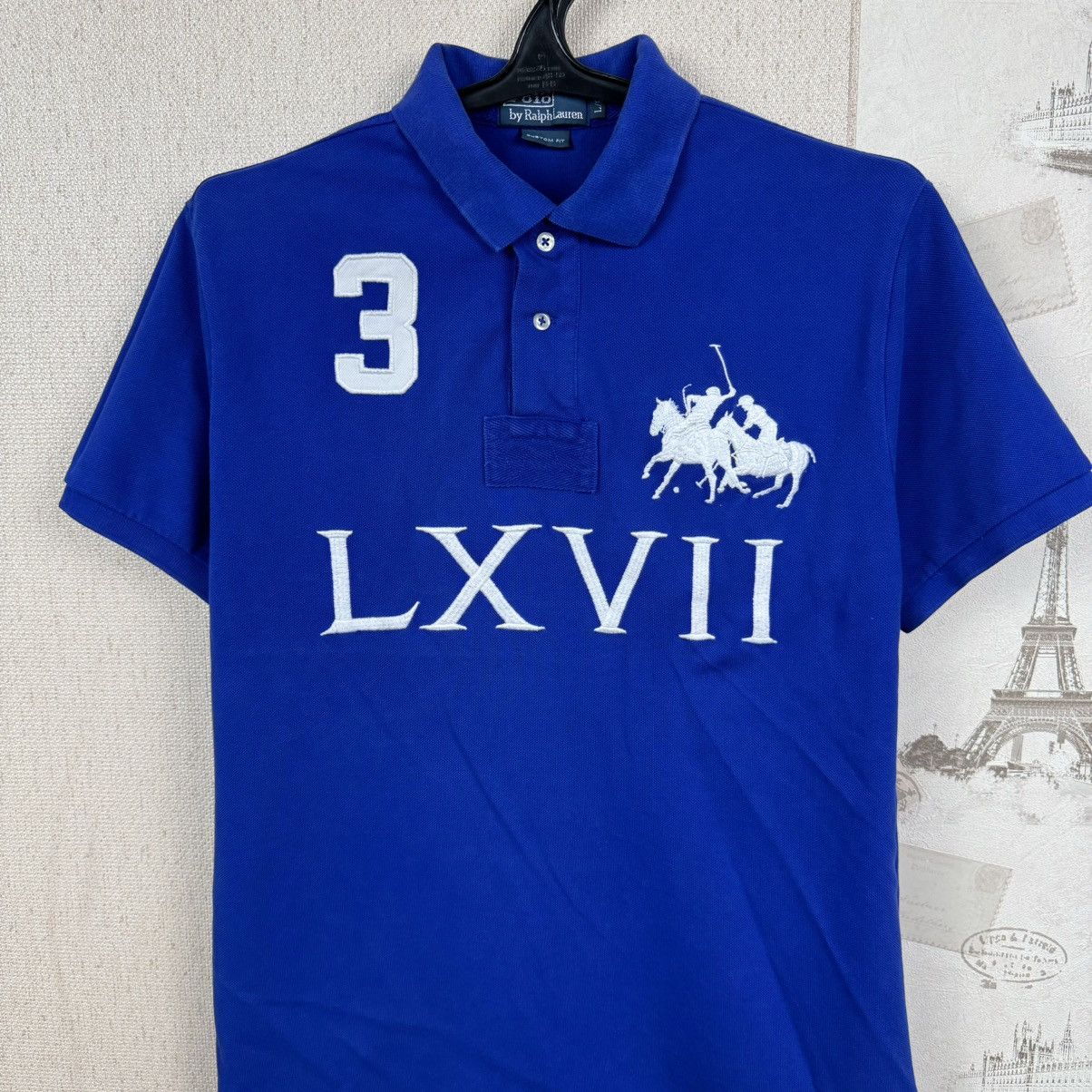 Polo Ralph Lauren Vintage Ralph Lauren Polo T shirt Chief Keef LXVII Blue Sz L Size US L / EU 52-54 / 3 - 7 Thumbnail