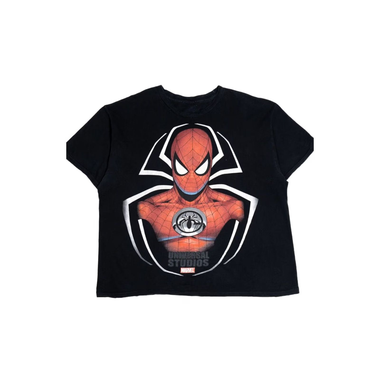 Vintage Spiderman Universal Studios Marvel T-Shirt 2X-Large Black 2010s Size US XXL / EU 58 / 5 - 2 Thumbnail