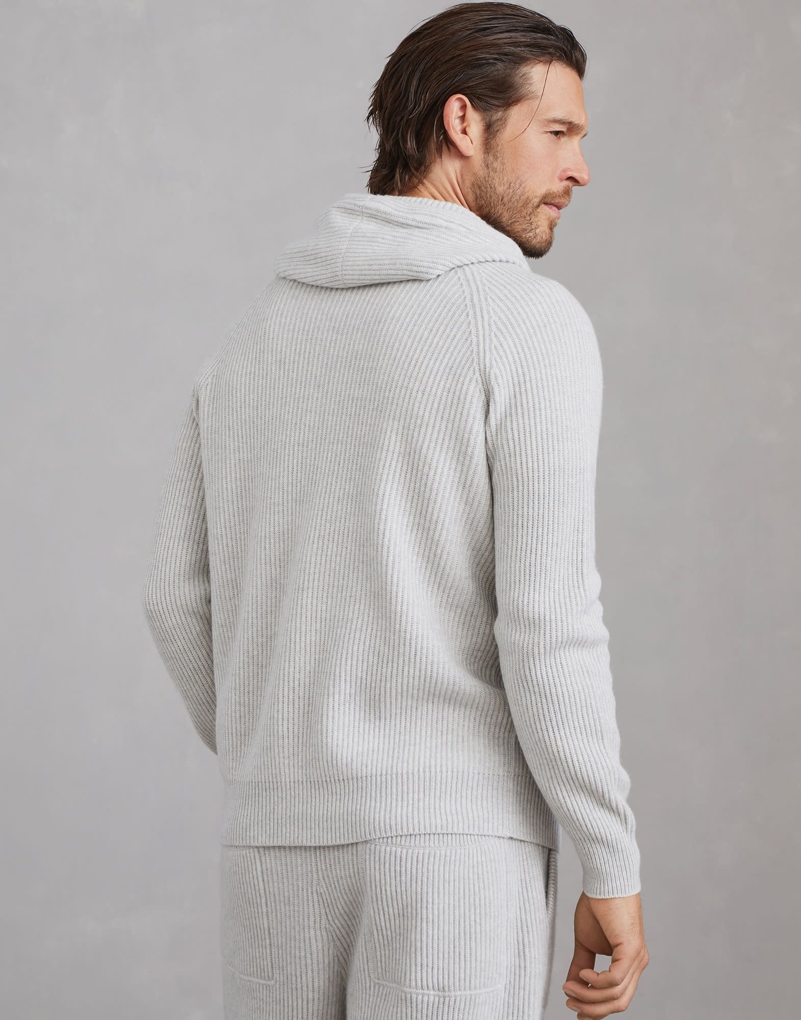 Brunello Cucinelli o1la1rc1a0925 Cashmere Cardigan in Grey Size US L / EU 52-54 / 3 - 2 Thumbnail