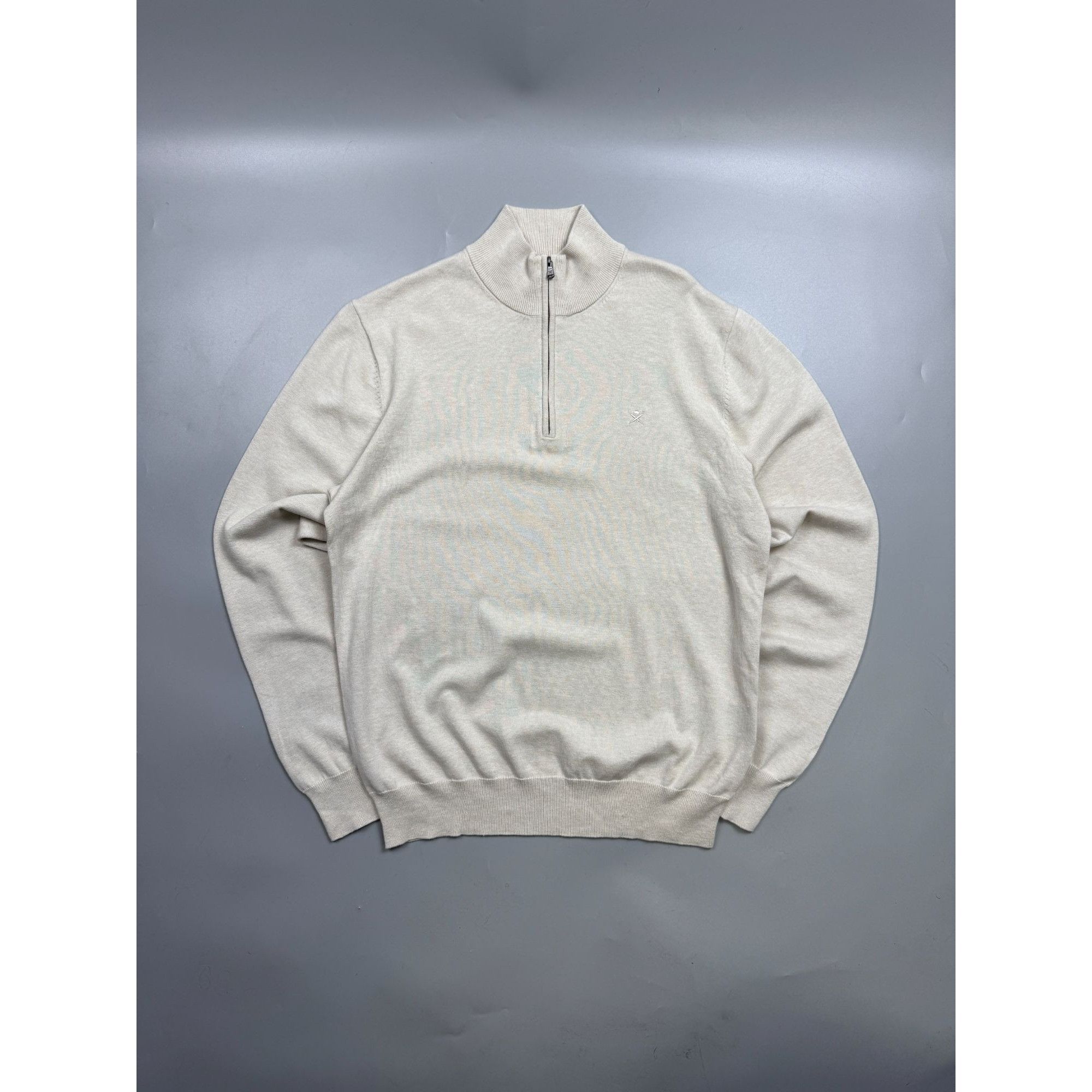 Hackett Hackett 1/3 Zip Cotton Silk Pullover Sweater (Y1270) Size US M / EU 48-50 / 2 - 1 Thumbnail