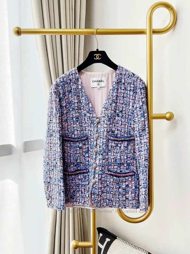 Chanel Chanel 21P spring and summer preview pink and blue mosaic Size S / US 4 / IT 40 - 1 Thumbnail