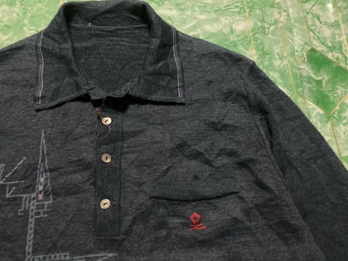 Designer × Montagut × Vintage Vintage Montagut Haft Bottom Polo shirt Size US M / EU 48-50 / 2 - 2 Thumbnail