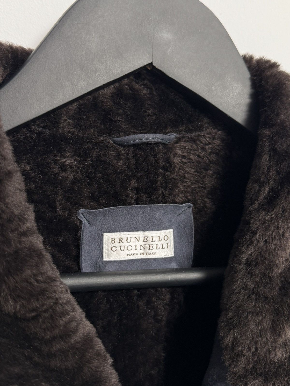Brunello Cucinelli Brunello Cucinelli Shearling Leather Biker Fur Heavy Coat Size US XXL / EU 58 / 5 - 12 Thumbnail