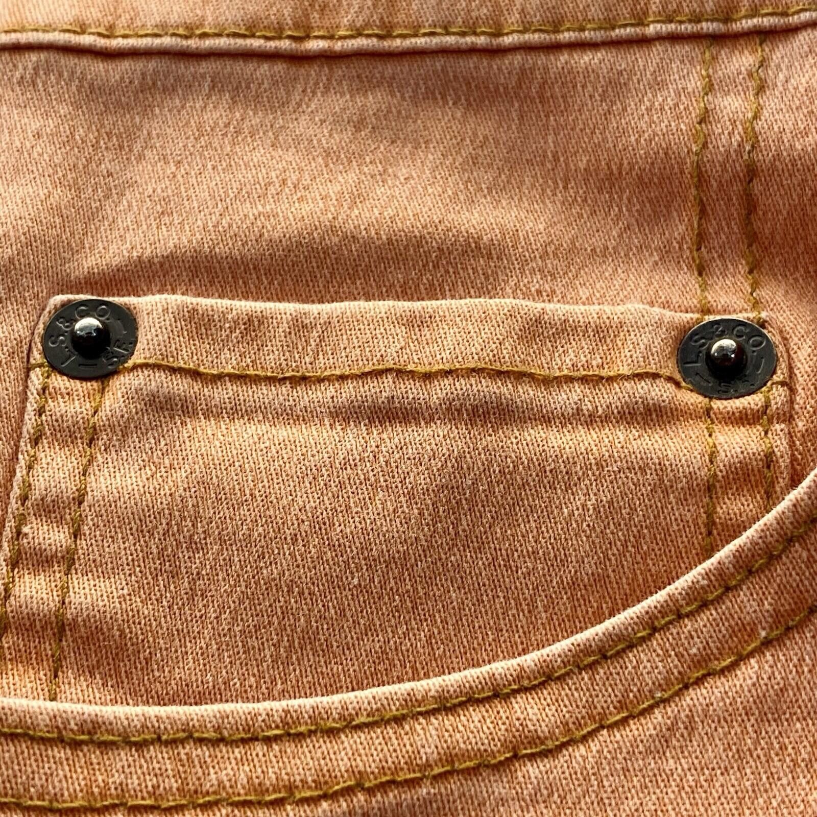 Levi's NWT LEVI'S 498 Orange Skinny Jeans 32x30 Made in Italy Size 32" / US 10 / IT 46 - 9 Thumbnail
