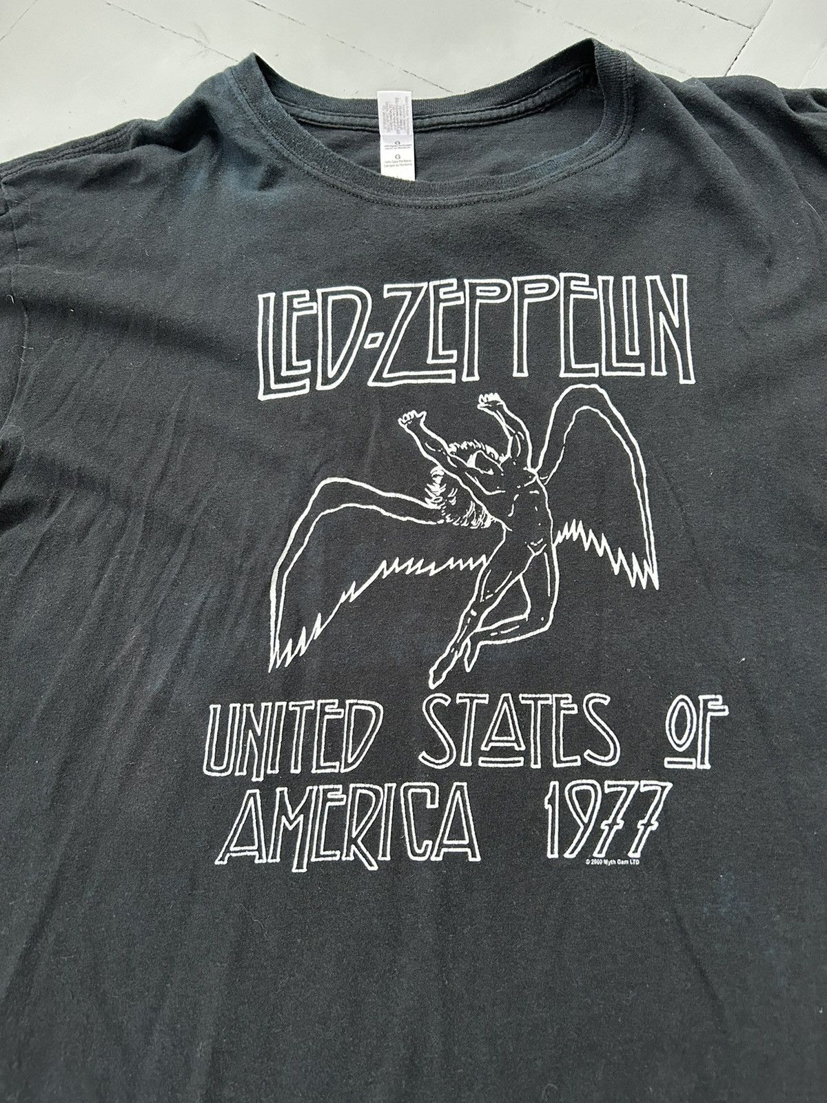 Led Zeppelin × Vintage Led Zeppelin vintage T-shirt 1977 Size US L / EU 52-54 / 3 - 3 Thumbnail