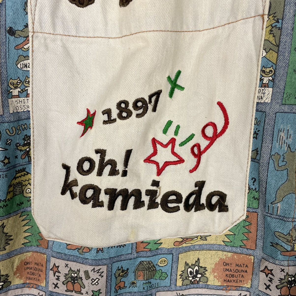 Japanese Brand × Jean Charles De Castelbajac × Vintage 💥JAPAN OH KAMIEDA CARTOON EMBROIDERY DENIM Size US L / EU 52-54 / 3 - 16 Thumbnail