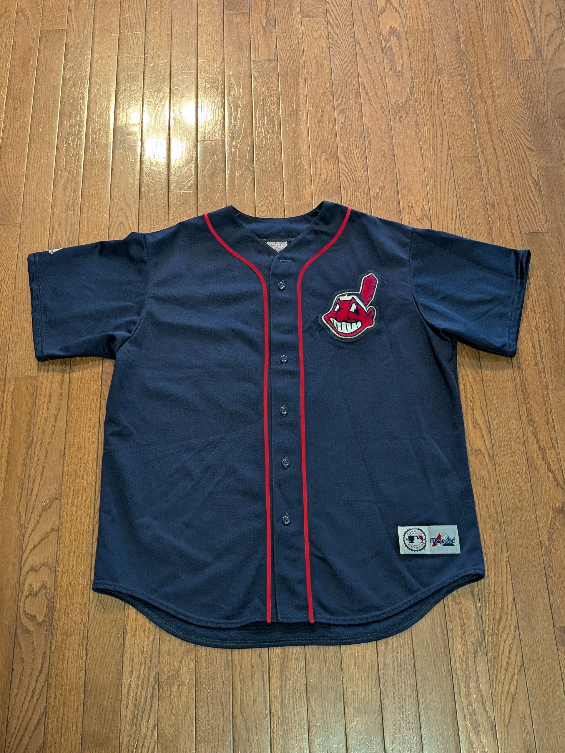Majestic Omar Vizquel Cleveland Indians Majestic Jersey USA XL Size US XL / EU 56 / 4 - 1 Thumbnail