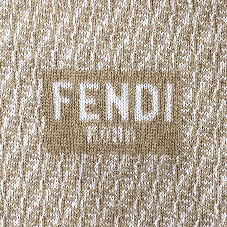 Fendi Fendi Caramel Logo Inlaid Wool Knit Short Pants Size 28" / US 6 / IT 42 - 5 Thumbnail