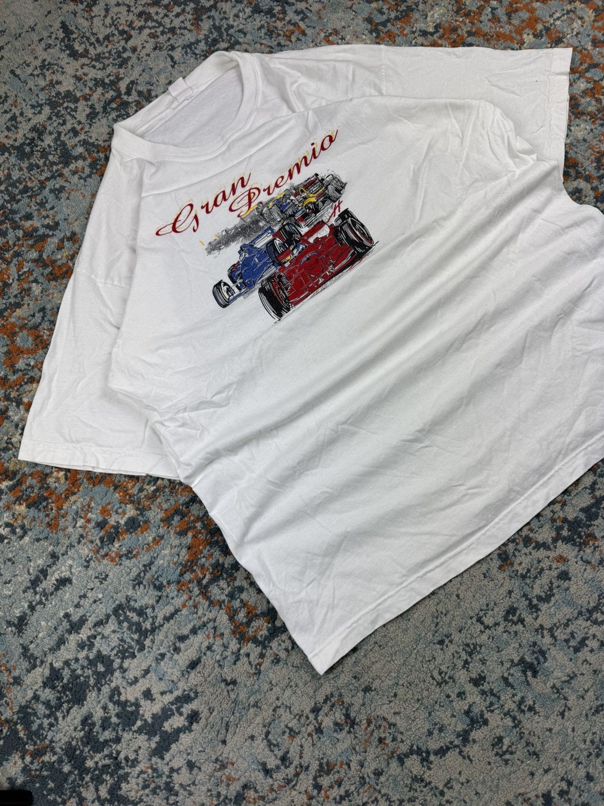 Vintage Vintage 90s Gran Premio formula 1 racing graphic tee Size US XL / EU 56 / 4 - 2 Thumbnail