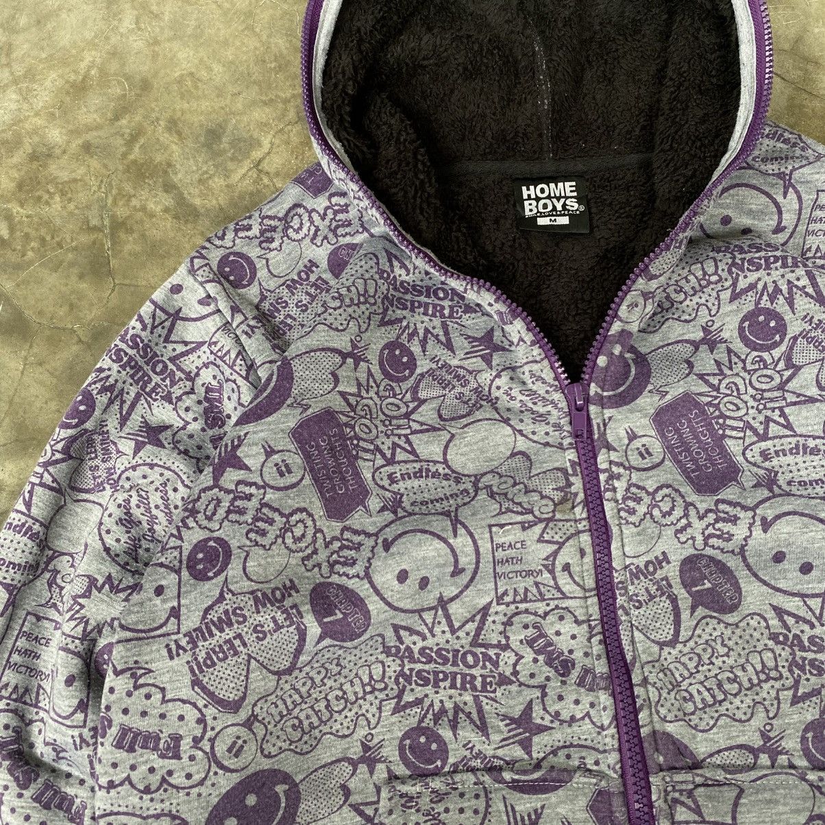 HOMME BOY CO. 2000s Home Boys Y2K Style Full Print Inner Serpa Hoodie Size US M / EU 48-50 / 2 - 7 Thumbnail