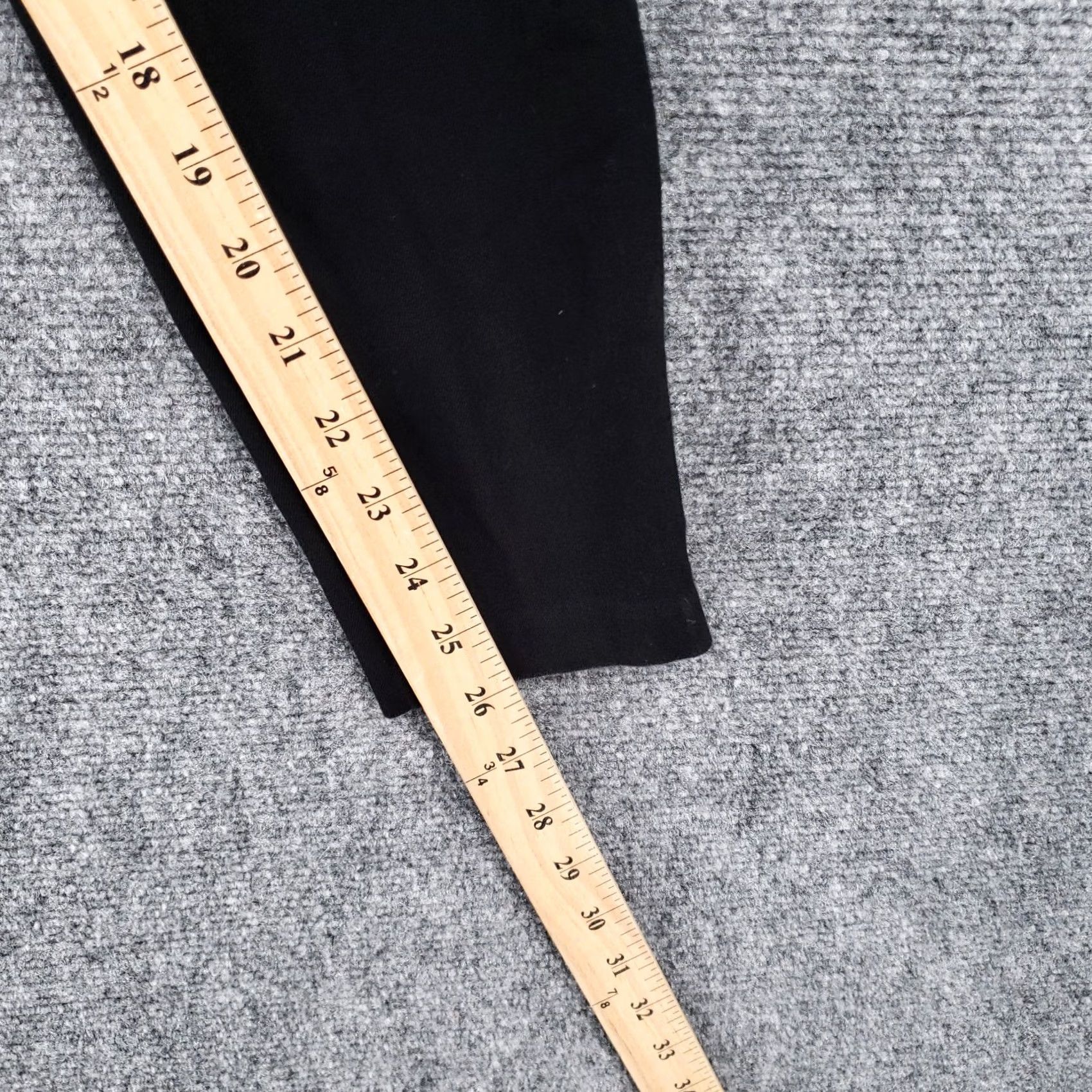 Spanx Spanx Leggings Womens M Black Stretch Twill Pants Ankle Zip Pull On Size 32" / US 10 / IT 46 - 5 Thumbnail