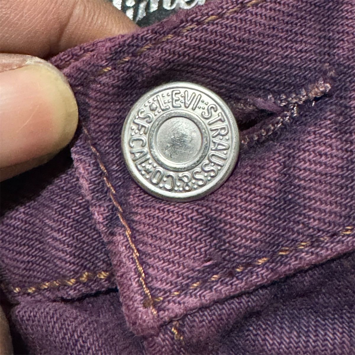 Levi's × Vintage Vintage 90s Levis Rebuild by Kalimera patchwork denim jeans Size US 31 - 10 Thumbnail