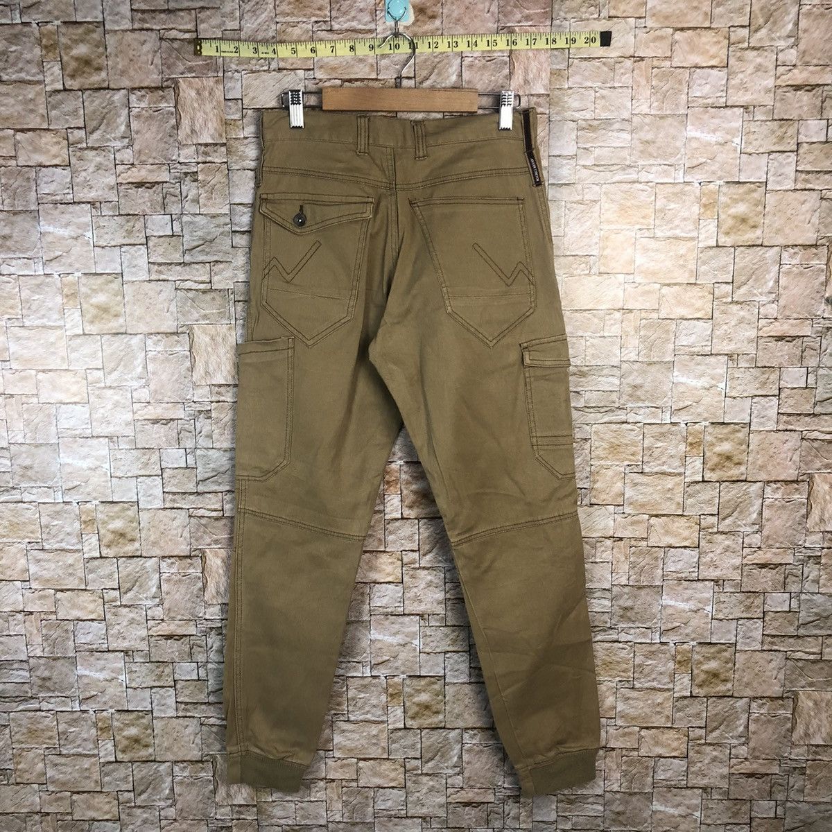 Japanese Brand × Vintage Japanese Brand vintage utility Brown Joggers Pants #A97 Size US 29 - 16 Thumbnail