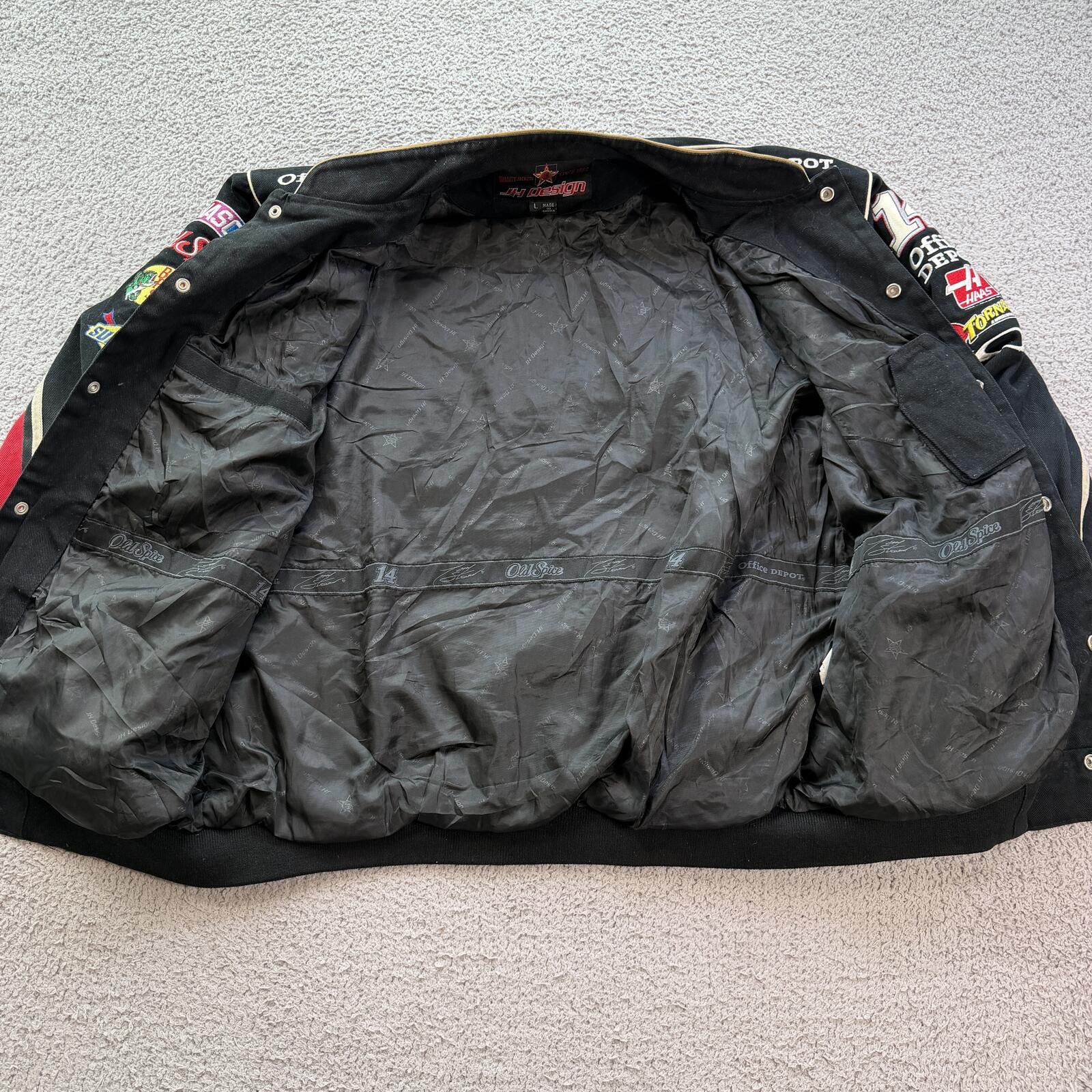 JH Design Vintage Tony Stewart Office Depot NASCAR Racing Jacket L Size US L / EU 52-54 / 3 - 5 Thumbnail