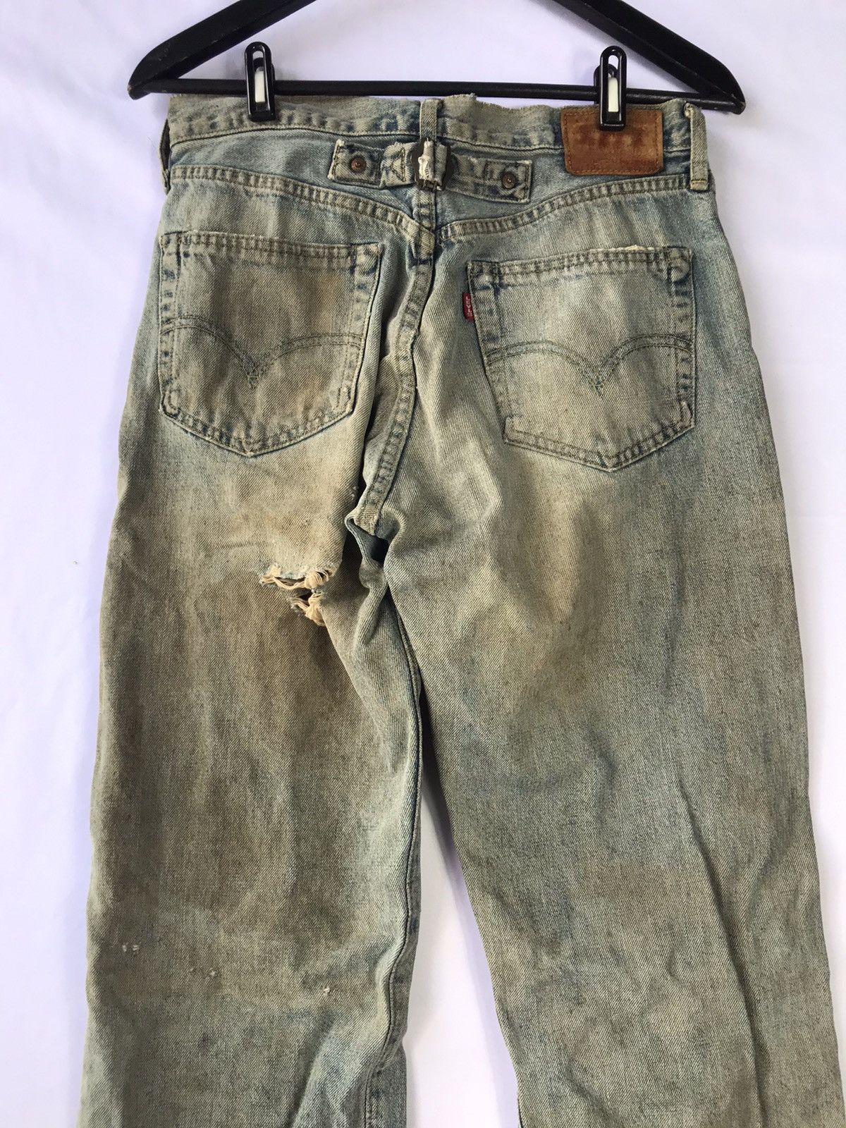 Levi's Vintage levis jeans distressed selvage Levi’s 702 3383 Size US 31 - 8 Thumbnail