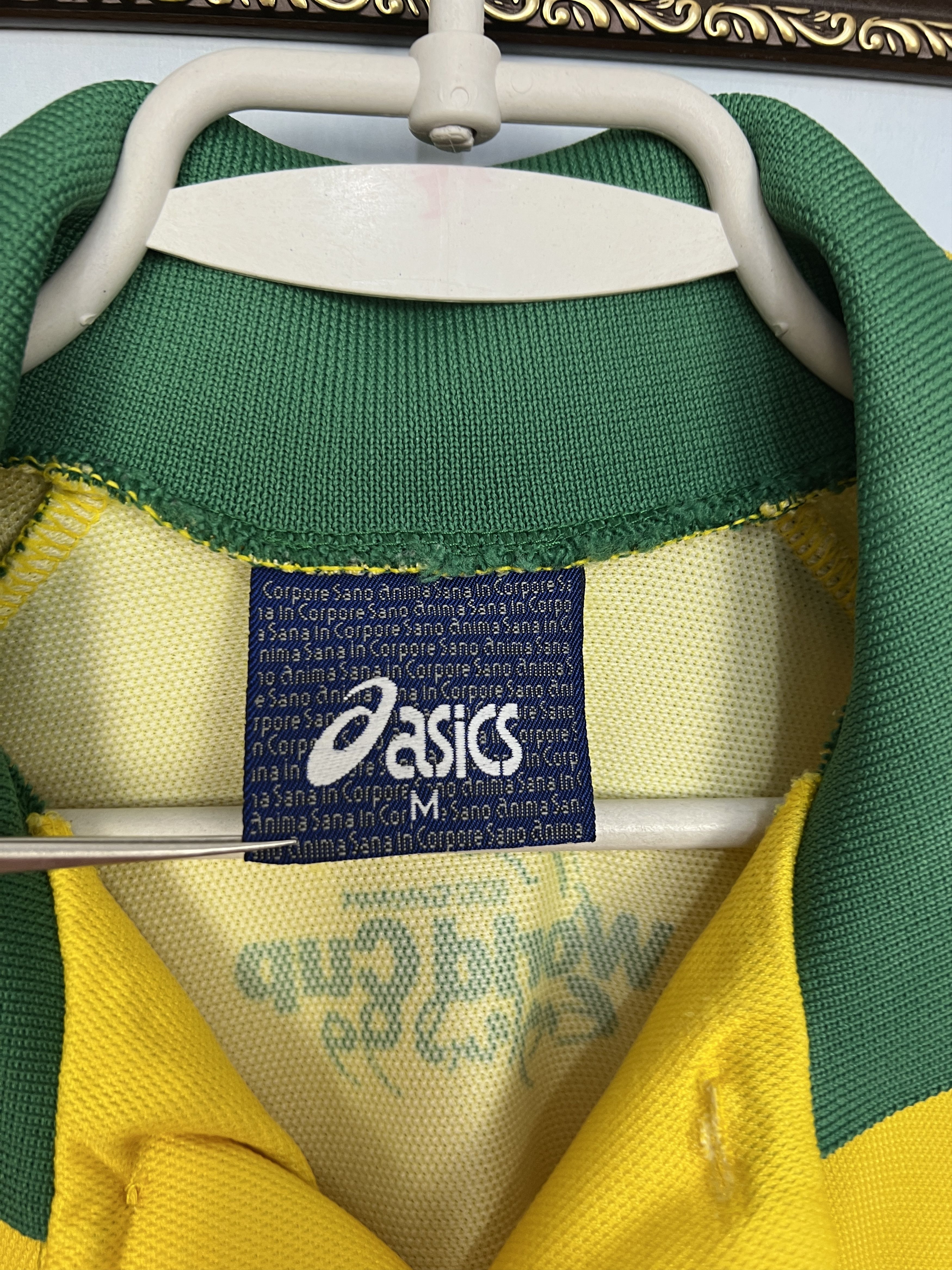 Asics Vintage 90's Australia World Cup Cricket Shirt Jersey Trikot Size US M / EU 48-50 / 2 - 8 Thumbnail