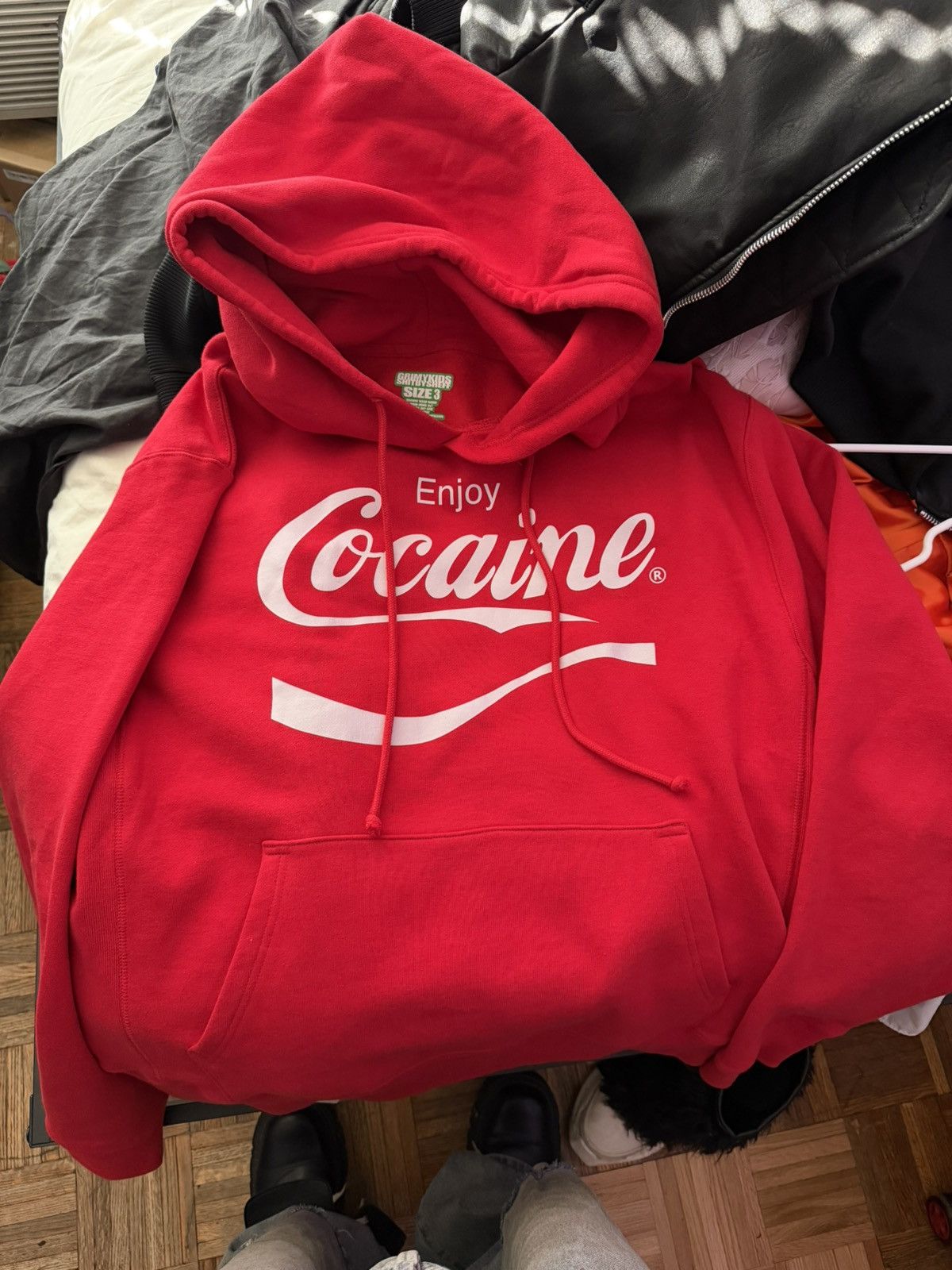 Grimykids GrimyKids/SHITBYSHEFF Coke Hoodie Size US L / EU 52-54 / 3 - 1 Preview