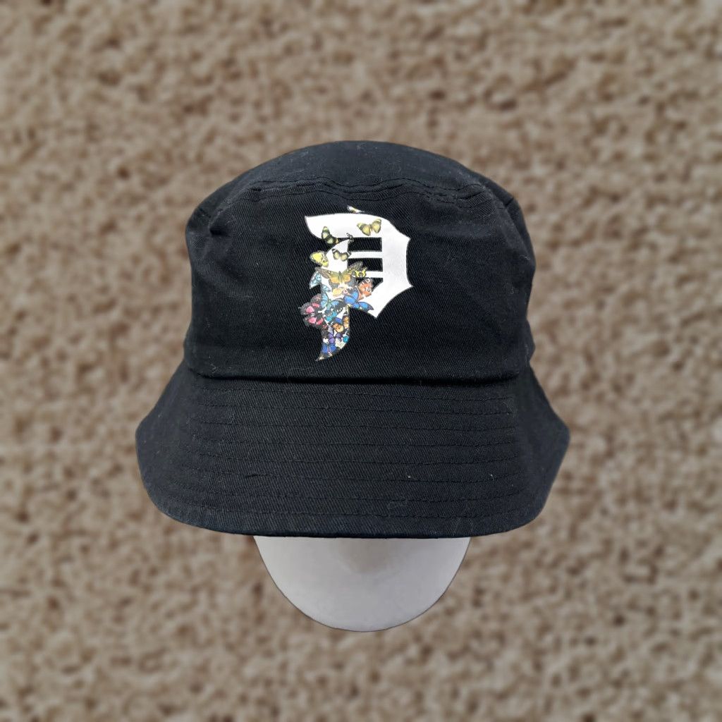 Primitive Primitive Apparel Bucket Hat One Size Black Casual Beach Butterfly Mens Size ONE SIZE - 1 Thumbnail
